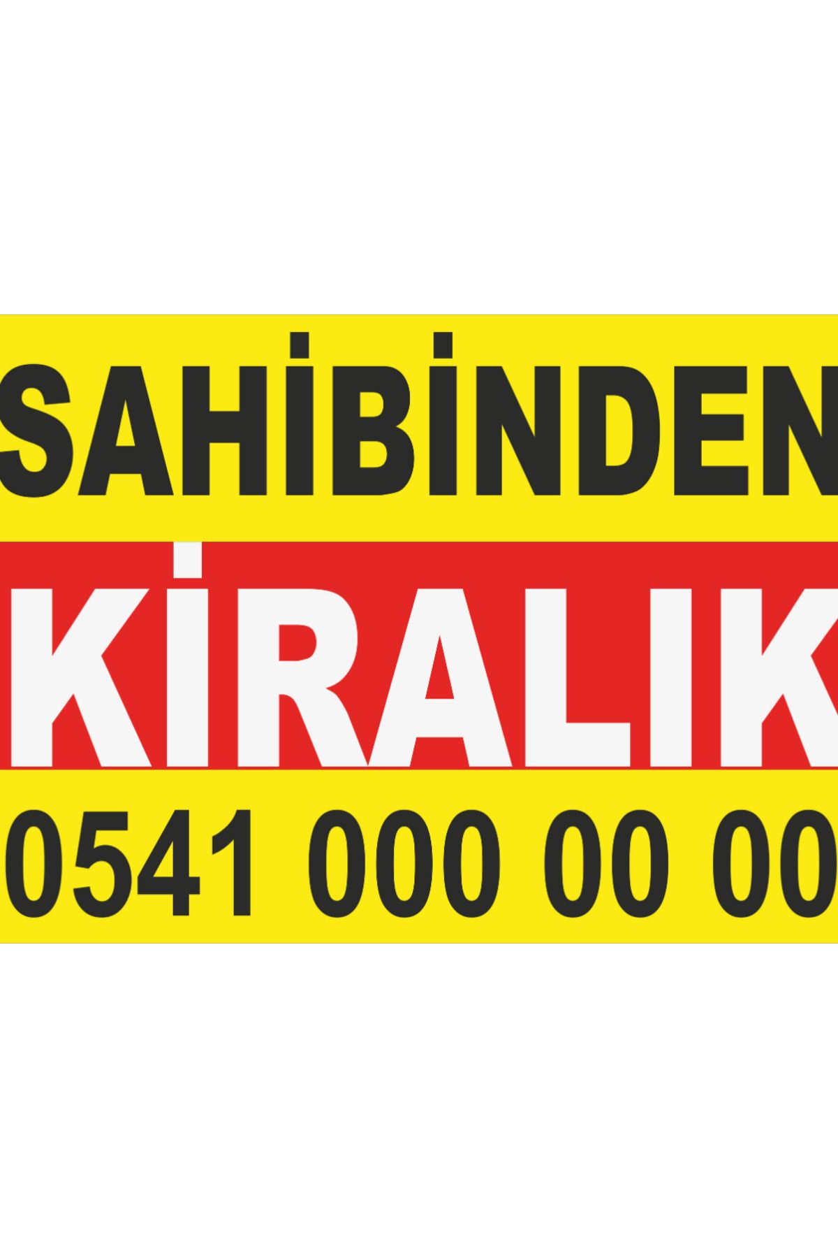 aydın garage (70 Cm X 100 Cm) Sahibinden Kiralık Branda - Afiş- Pankart