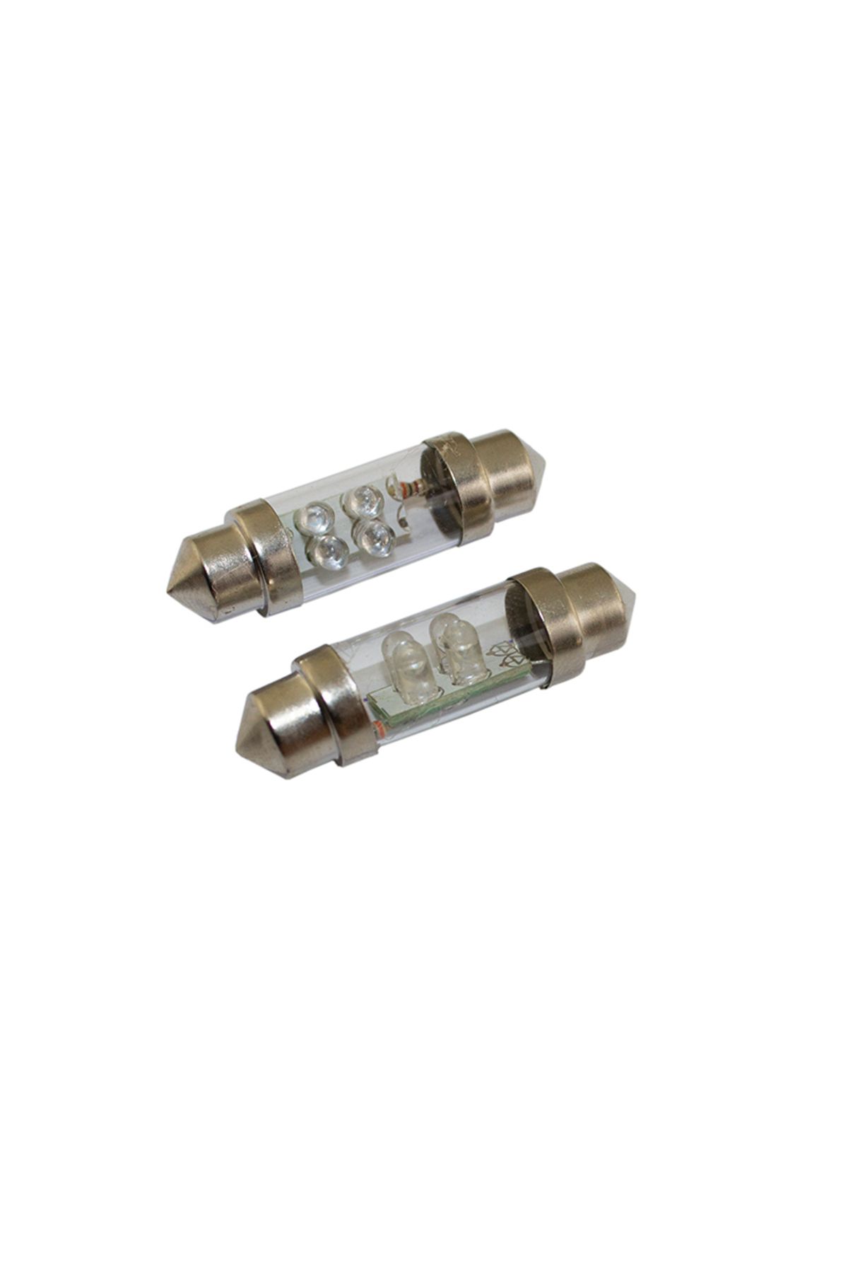 Space Sofit Dekoratif Led Ampul (2x4Led) Mavi 12V/ LAAM113-2-12