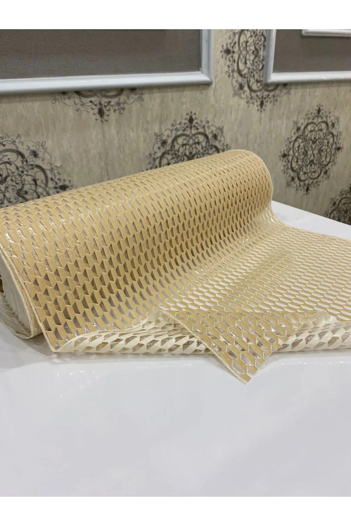 Rona Home Pvc Şeffaf Kaplama Kaydırmaz Dolap Içi Kaymaz Çok Amaçlı Çekmece Raf Örtüsü
