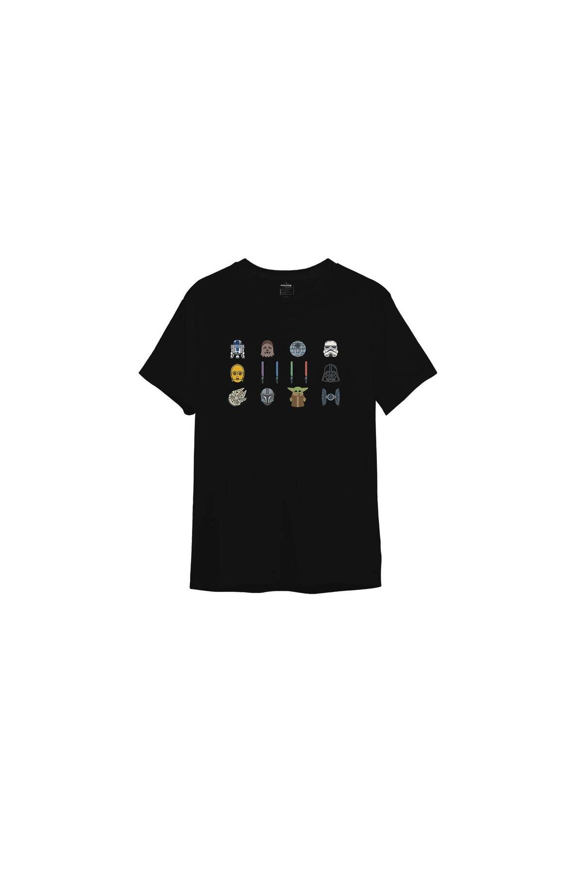 The Lucid Lab Star Wars Icons Tişört - Siyah