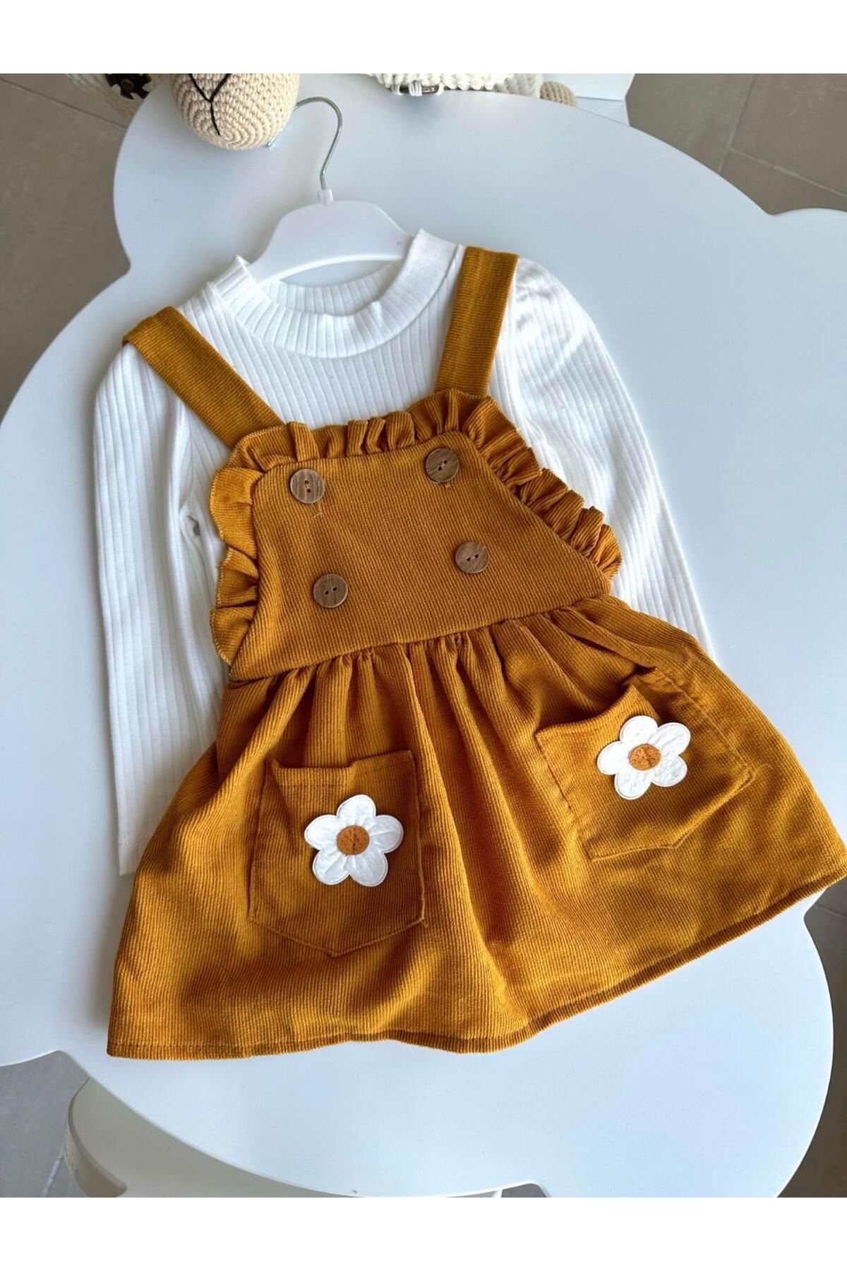 ArdenKids Hardal Papatya Cep Detaylı İç Dış Takım