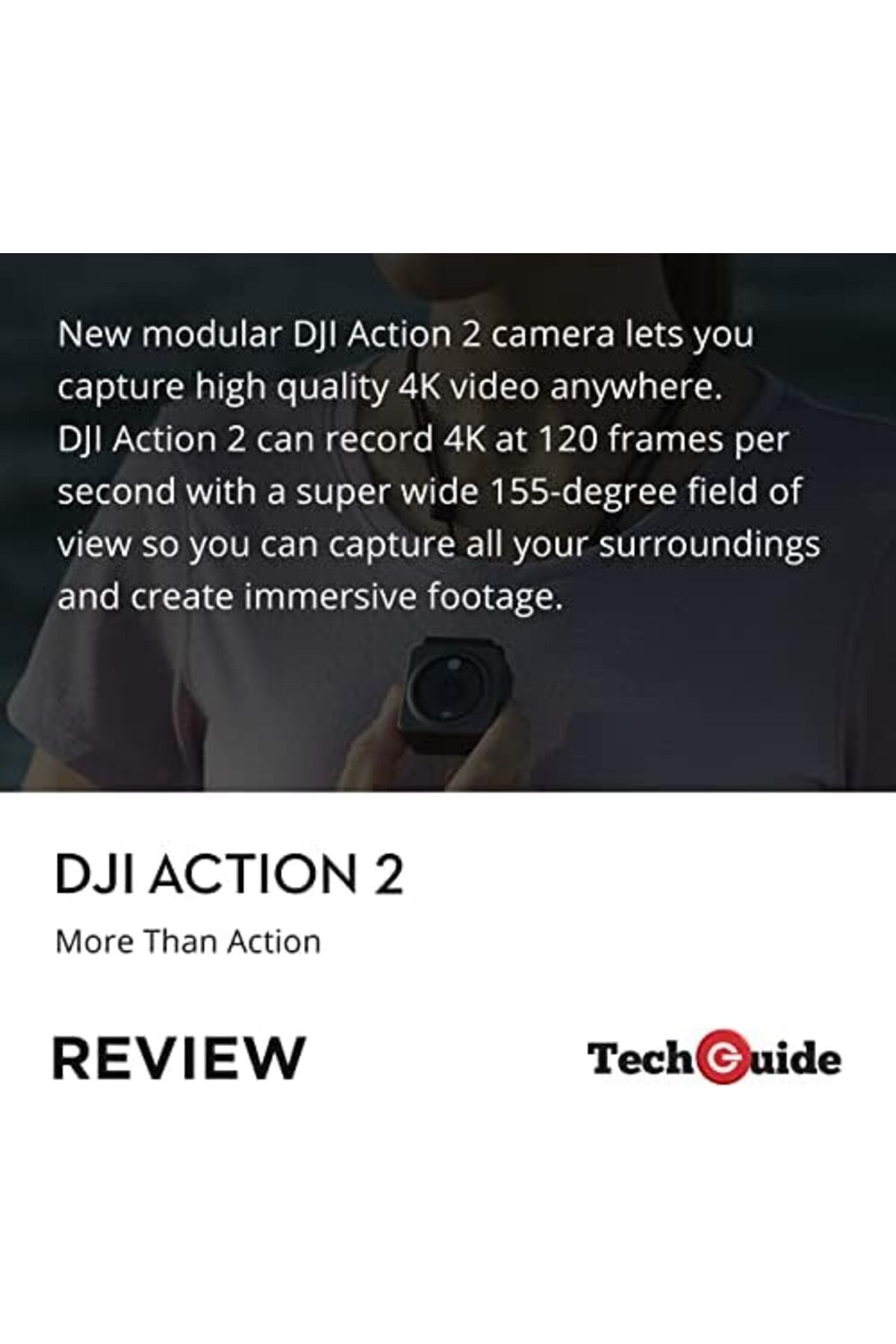 DJI-Action 2 Power Combo Camera - Portable with Battery Extension Module 4