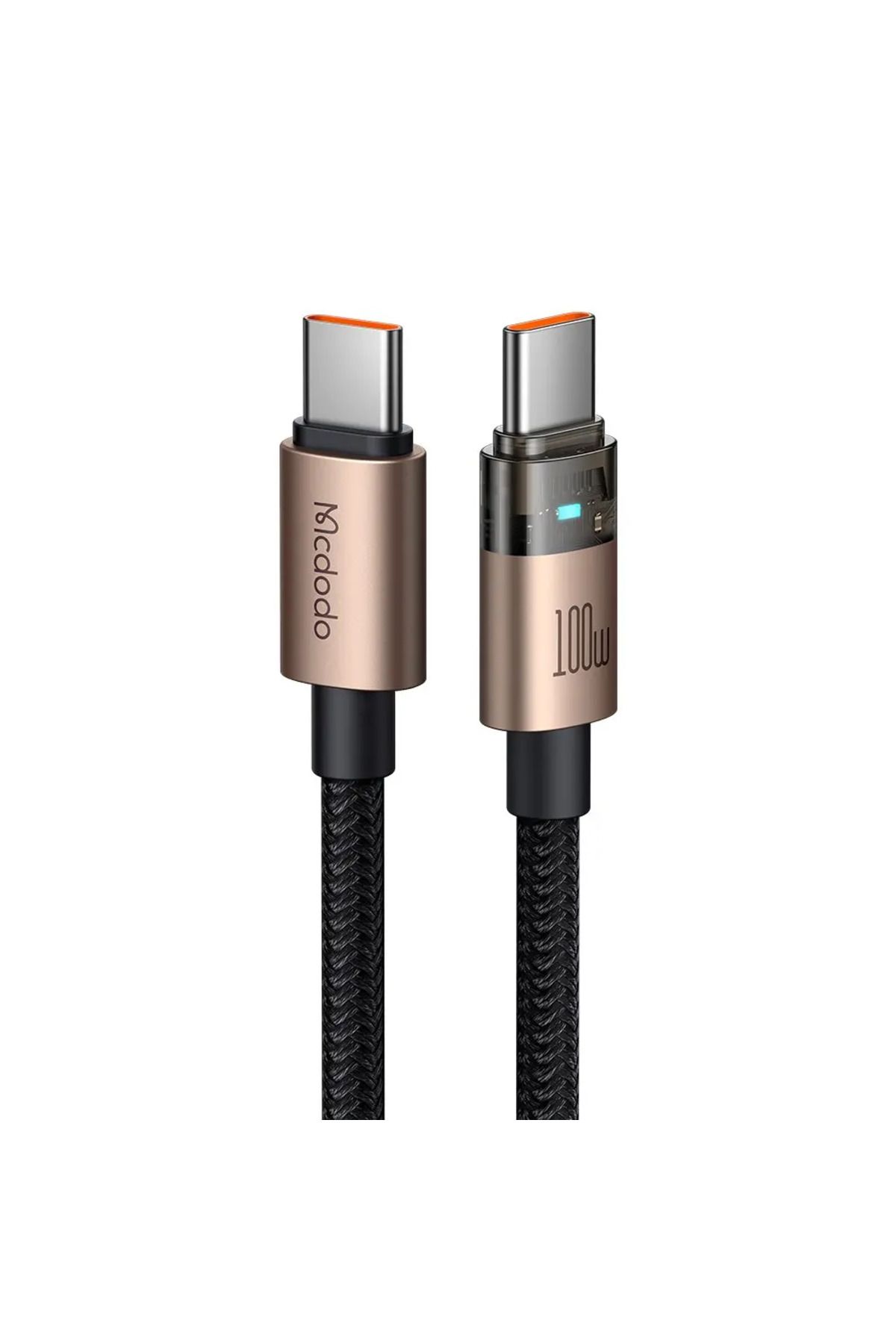 Mcdodo CA-5581 TYPE-C TO TYPE-C 100W 1.2M ŞEFFAF KABLO