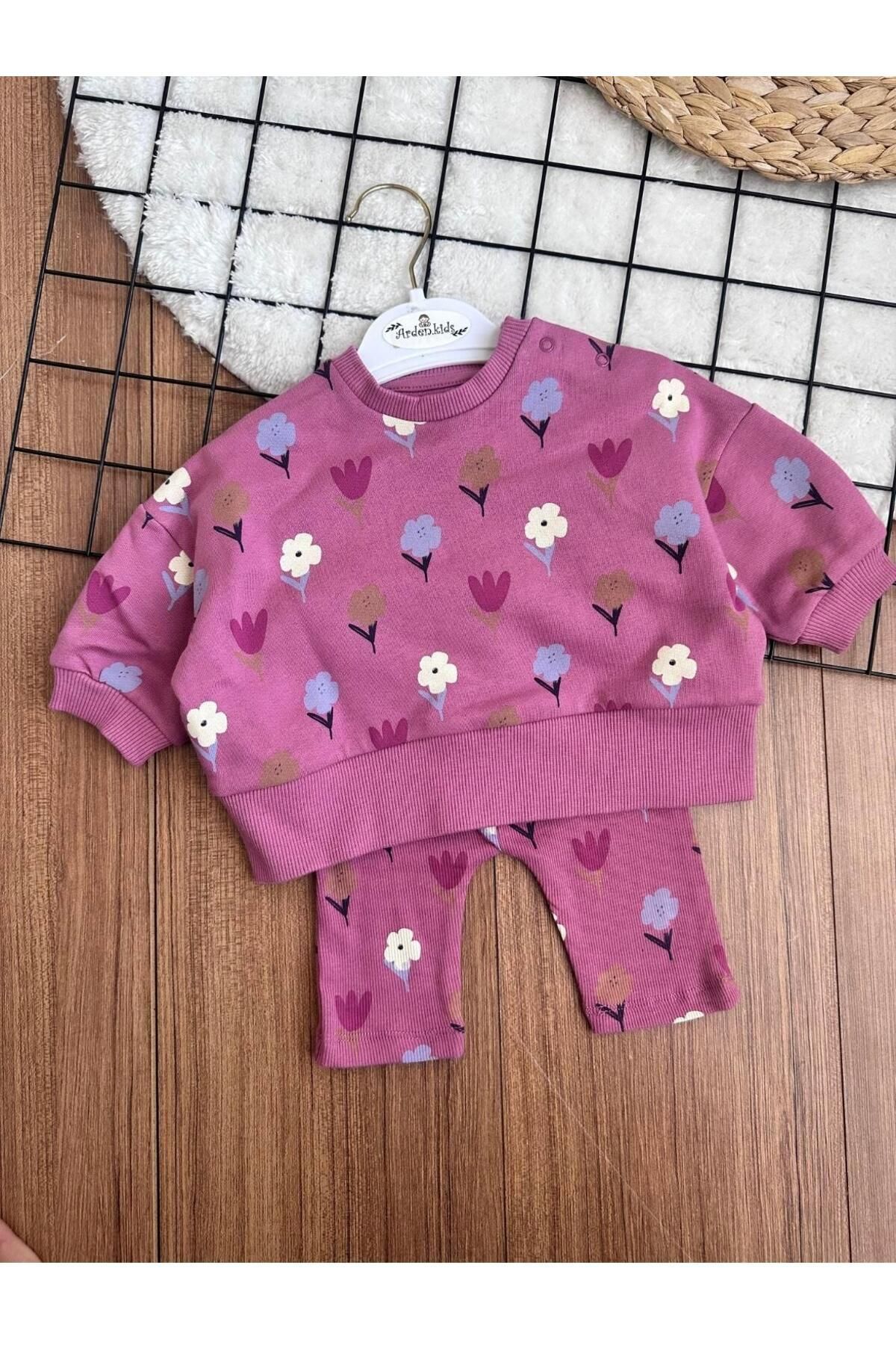 ArdenKids 0-12 Ay Daisy Taytlı Oversize Takım