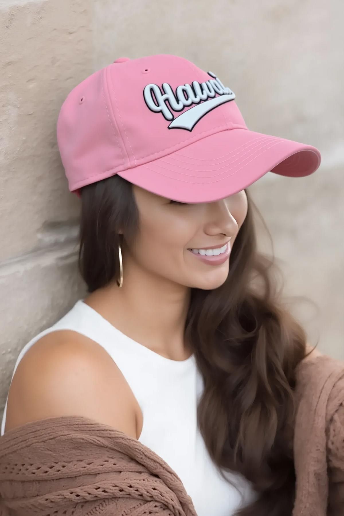 Külah Premium Hawaii Nakışlı Pamuk Şapka | Trucker Kep