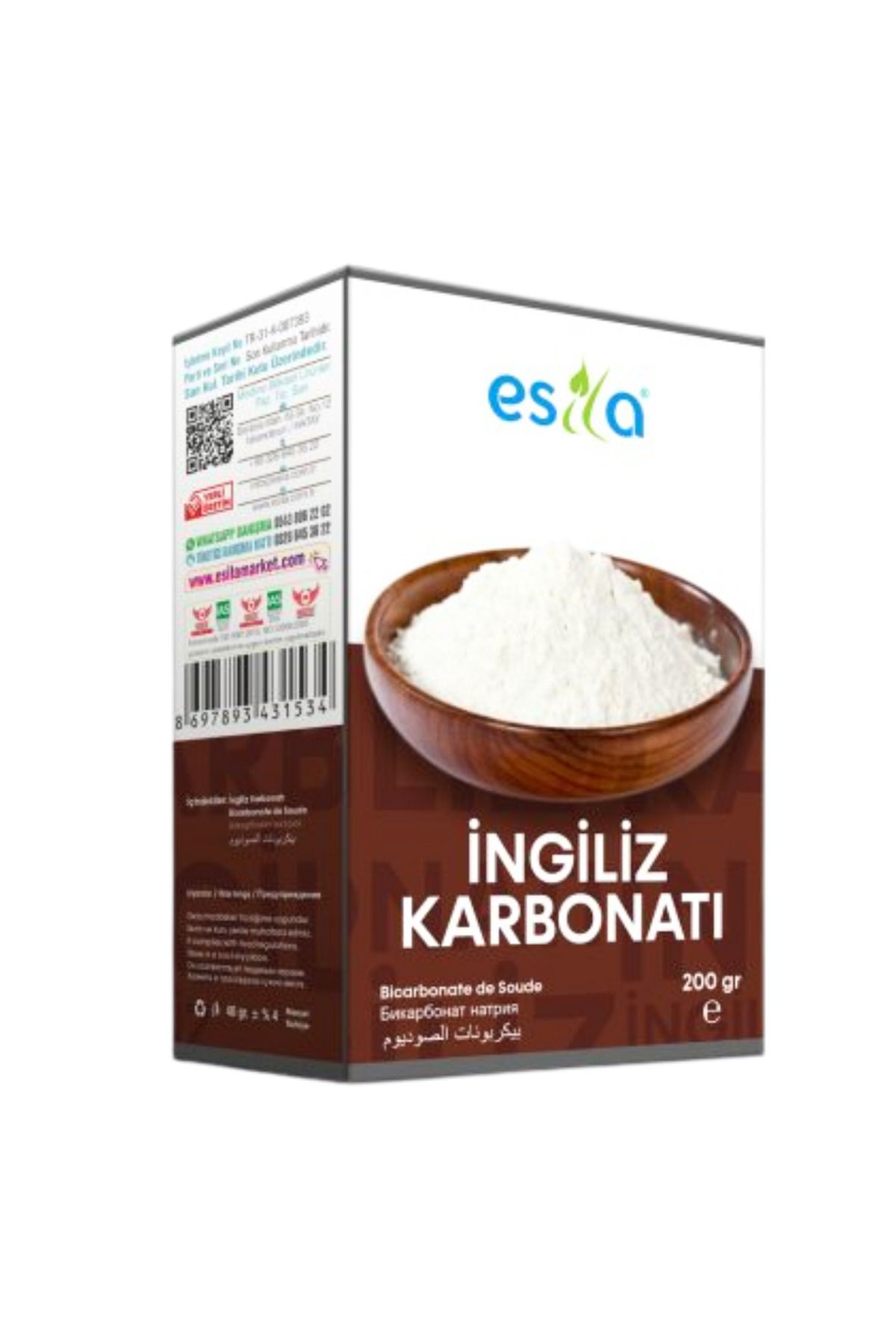GÜLCE LOKMAN HEKİM AKTAR ESİLA İNGİLİZ KARBONATI 200 gr.