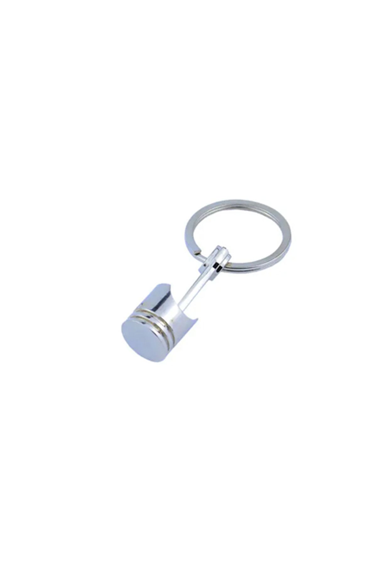 Mega Oto Market Oto Araba Anahtarlık Piston Krom Metal