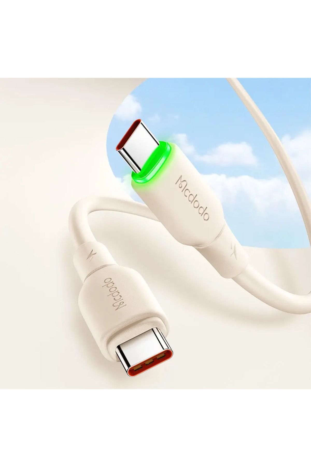 Mcdodo CA-4770 65W USB-C TO USB-C ŞARJ VE DATA KABLOSU- 1.2M