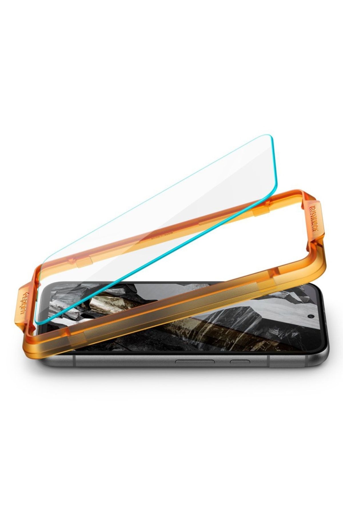 Spigen-[SET 2x] Folie de protecție ecran din sticlă securizată pentru Google Pixel 8a, Glas.tR Align Master, Spigen, Transparentă 6
