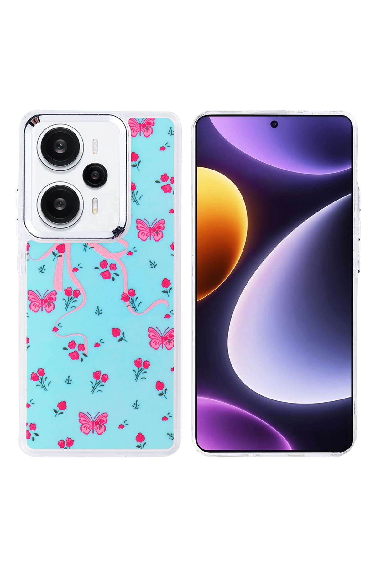 Nezih Case Xiaomi Redmi Note 13 Pro 4G Uyumlu Airbag Tasarımlı Desenli Kapak Kılıf
