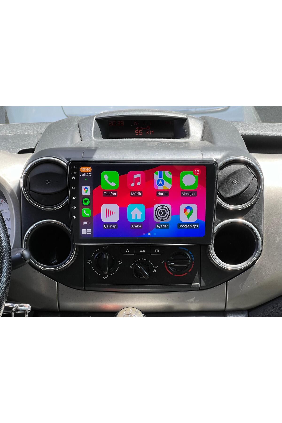 Carnavi PEUGEOT PARTNER-CİTROEN BERLİNGO 9İNÇ 4GB RAM 64GB HAFIZA MULTİMEDYA
