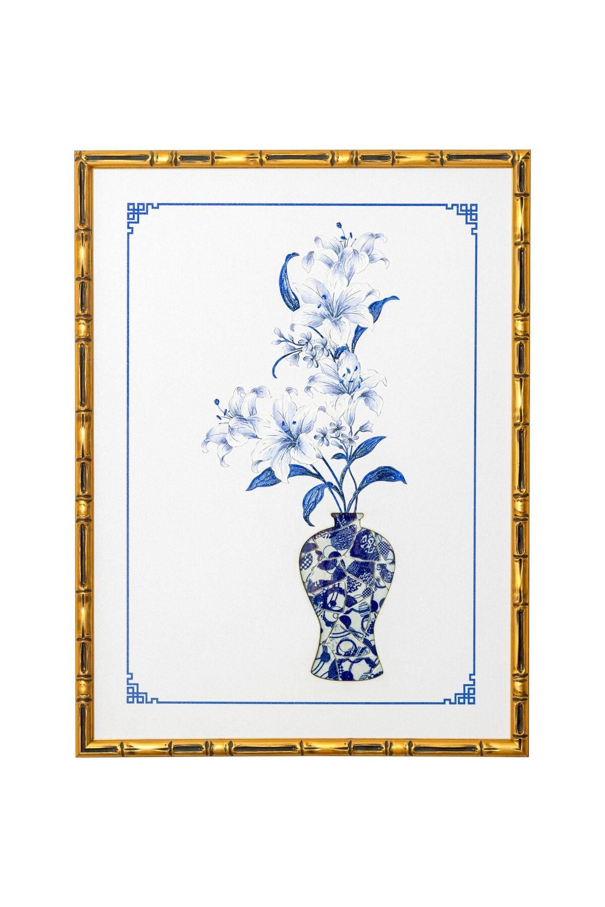 The Mia Floral Tablo 60x80x4 cm TBL0092