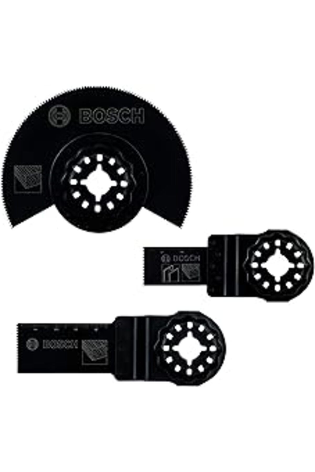 Pazarcan Bosch Professional Diy Çok Işlevli Aletler Için 3'Lü Promo Ahşap Seti, Siyah