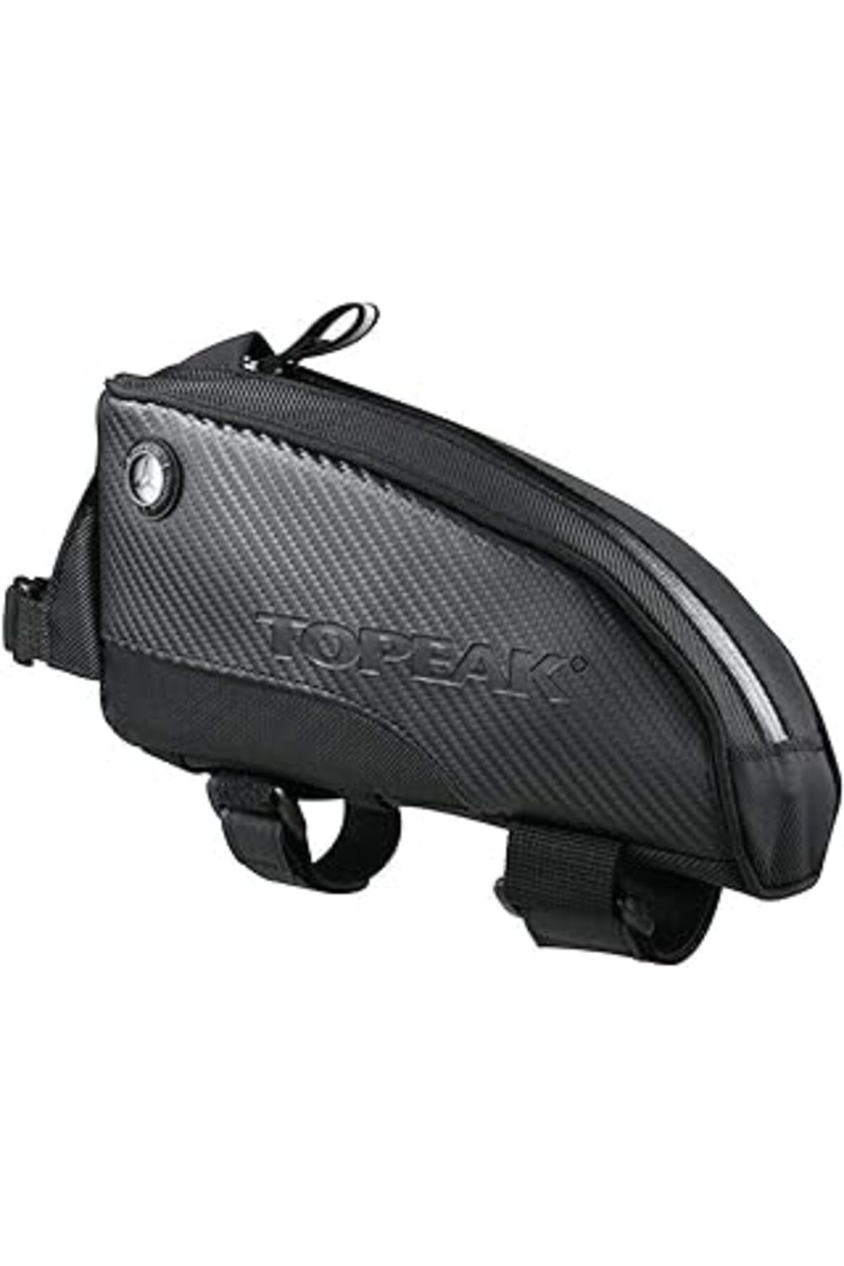 Qedii Topeak Gidon Çantası Fuel Tank Large Üst Boru Çantası, Siyah, 24 X 7,5 X 11 Cm, 0,75 Litre, Tc2297B