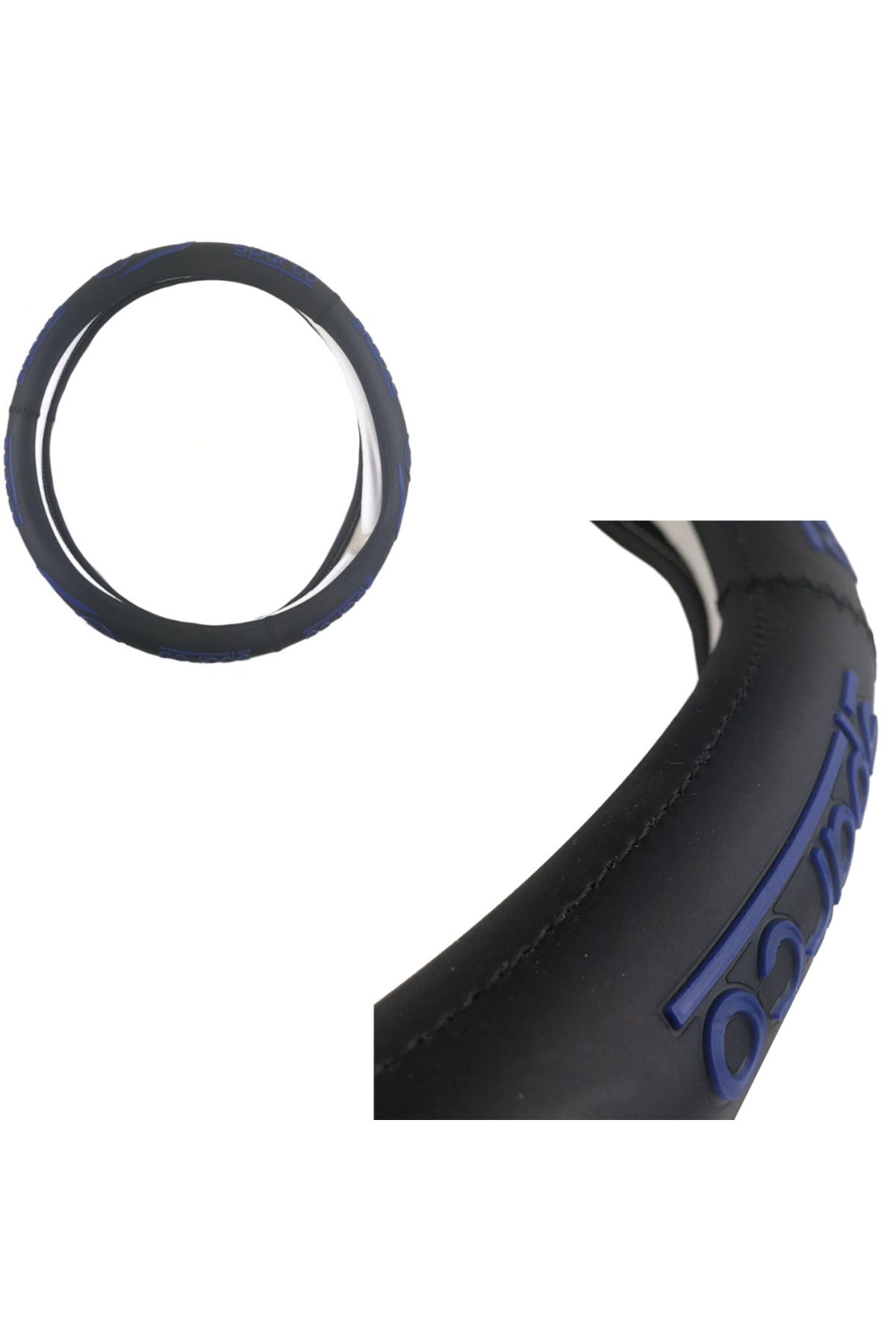 Space Direksiyon Kılıfı 38 cm Sparco Dizayn Siyah/Mavi / DIKI364-SM