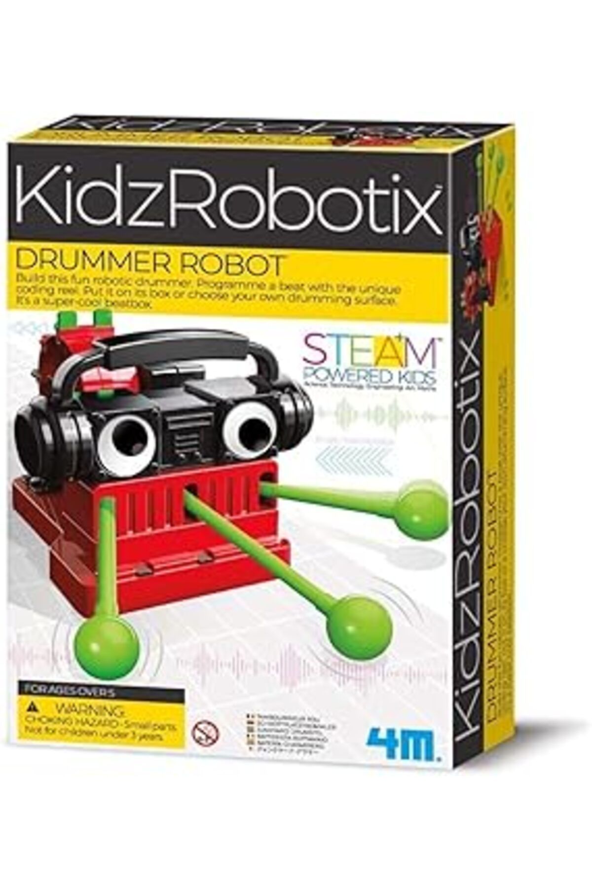 Mu Art Ahşap 4M Davulcu Robot Kiti