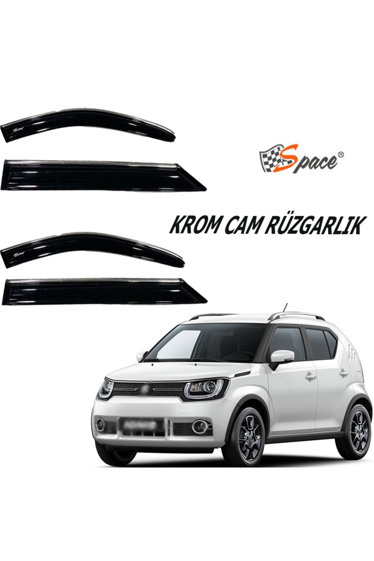 Space Krom cam rüzgarlığı Suzuki Vitara 2016-2021/ CARU426