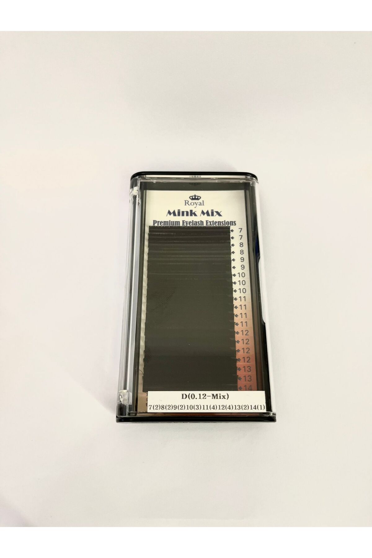 Royal-Premium ROYAL Mink Eyelash Extensions, D Curl, Mix Length, Thickness 0.12 mm, 20 rows 2