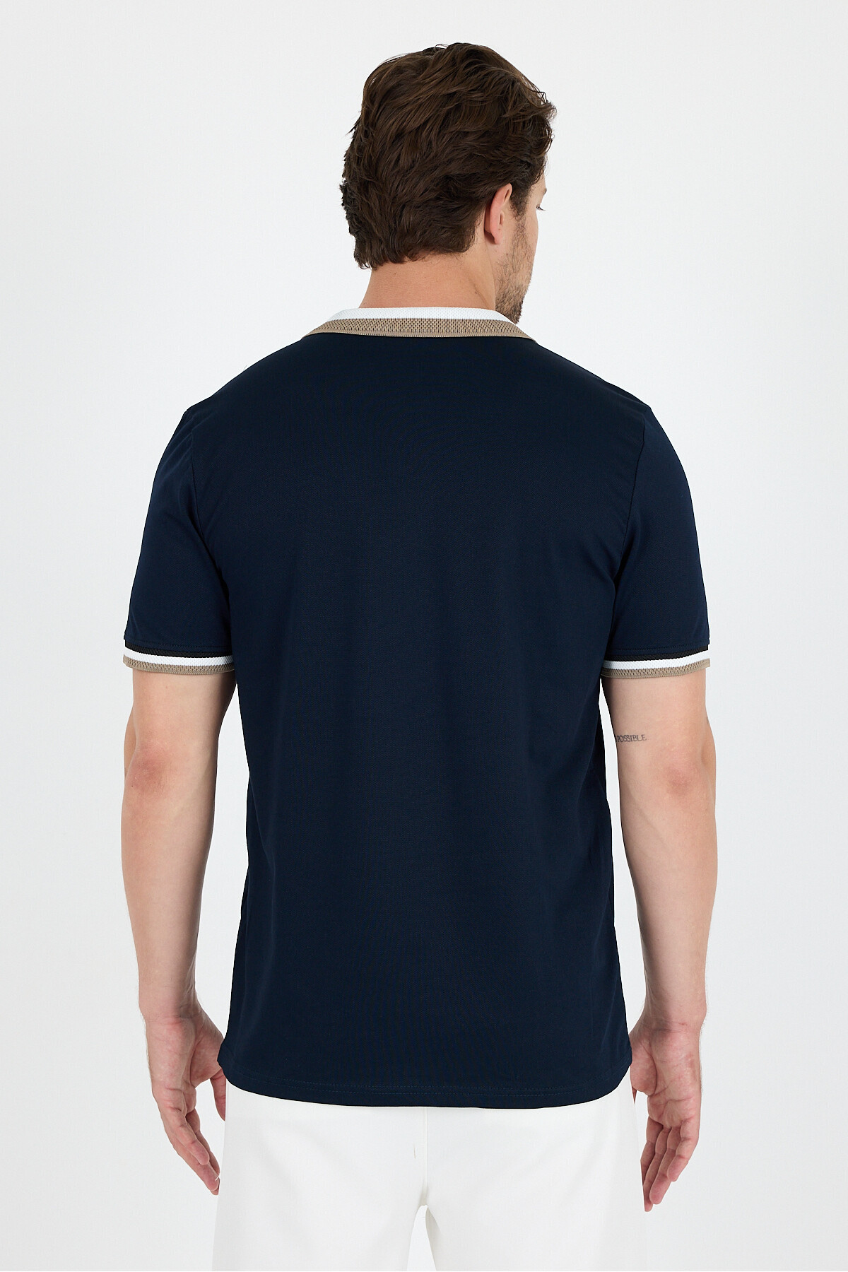 Rodi  Erkek Amerikan Stil Polo Yaka T-Shirt Rahat Kesim, Yazlık Spor Tişört 5030 - Görsel 5