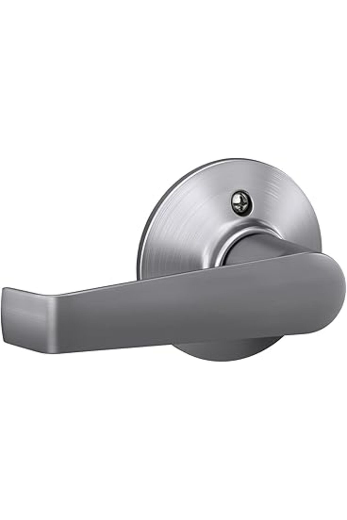 TBSProjects Schlage F170 Ela 626 Elan Kapı Kolu, Tek Taraflı Dönmeyen Kukla Kapı Kolu, Saten Krom