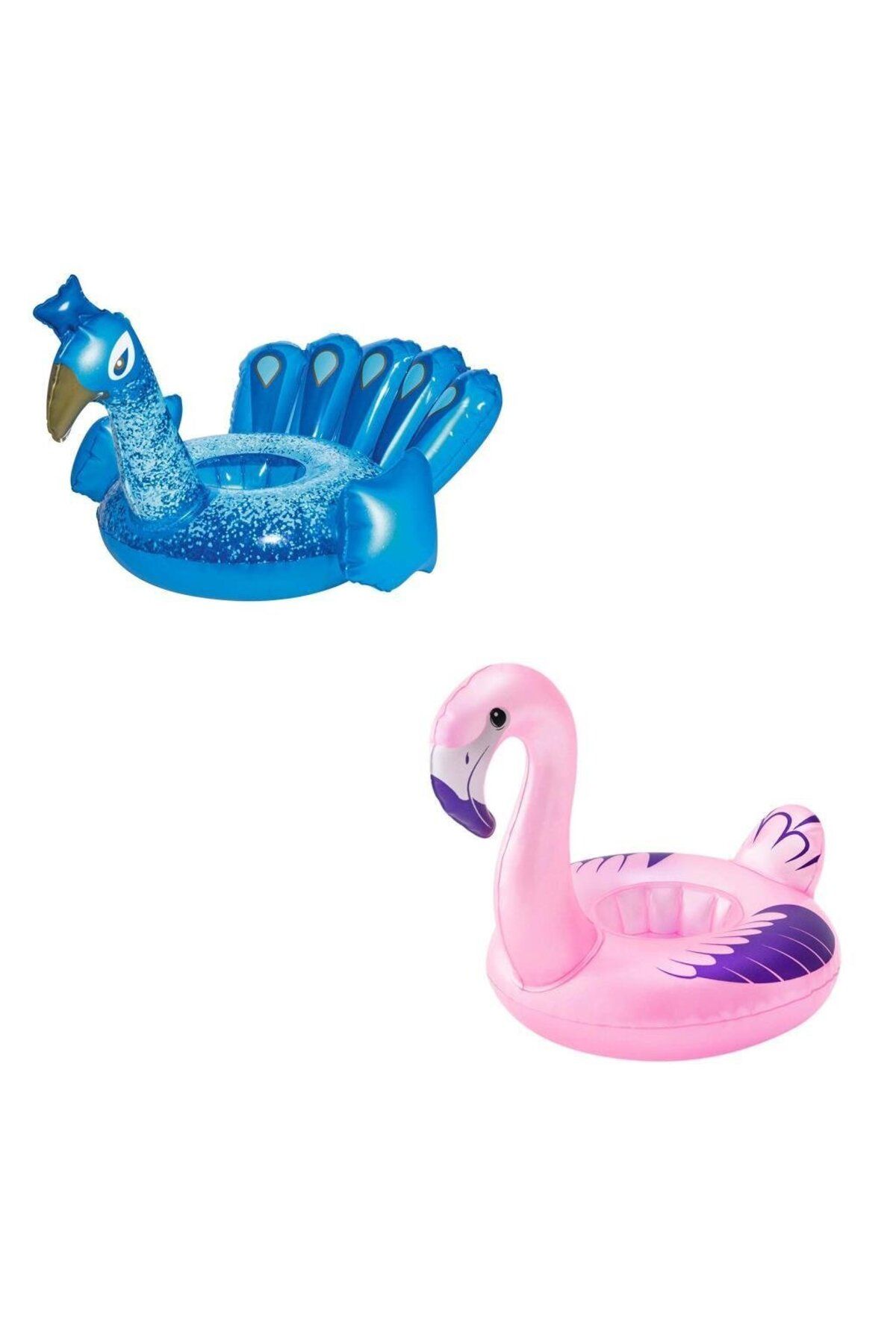 Modafiks Flamingo & Tavus Kuşu Şekilli Bardaklık