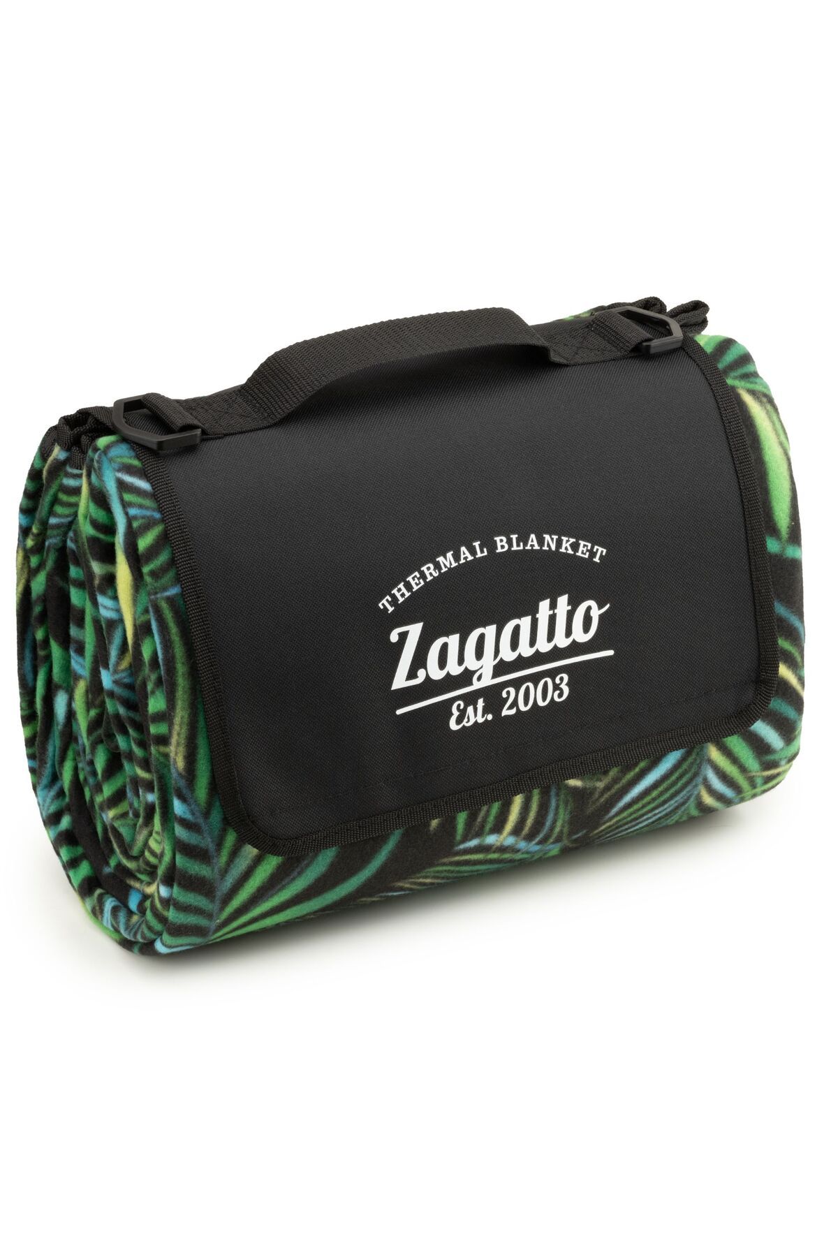 zagatto Pătură De Picnic 200x200 Cm, Verde, Impermeabilă, Termică, Pentru 6-8 Persoane, Ușor De Transportat, Zg903 - One Size