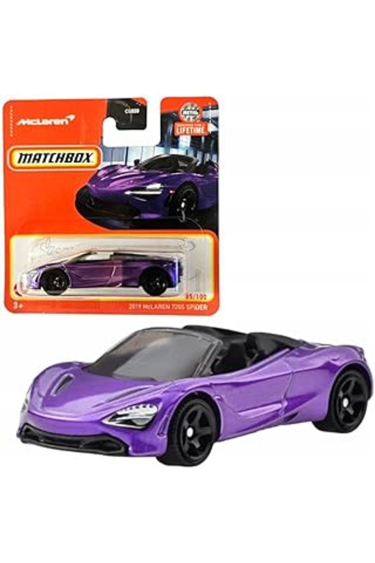 Pazarcan Matchbox C0859 1:64 Tekli Arabalar 2019 Mclaren 720s Spider Hvp15