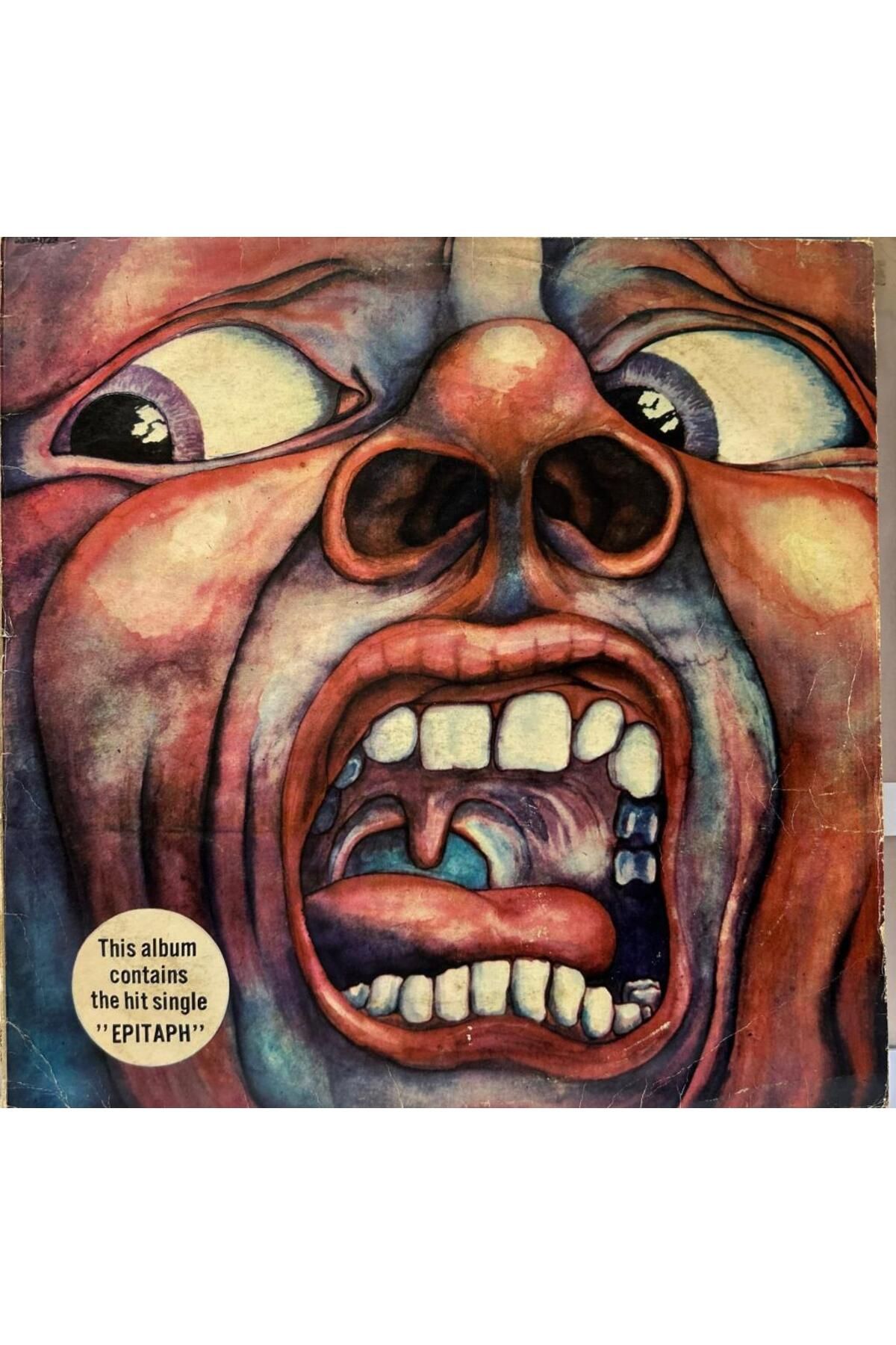 Kadıköy Plak Kulübü King Crimson ‎– In The Court Of The Crimson King An Observation By King Crimson Epitaph LP