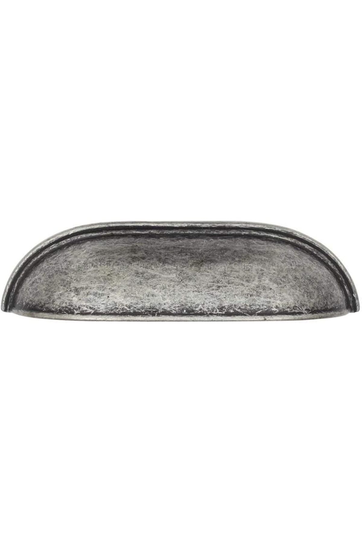 Mu Art Ahşap Gürçay Lüks Çanak Kulp Antik Gümüş 96Mm (2 Adet)