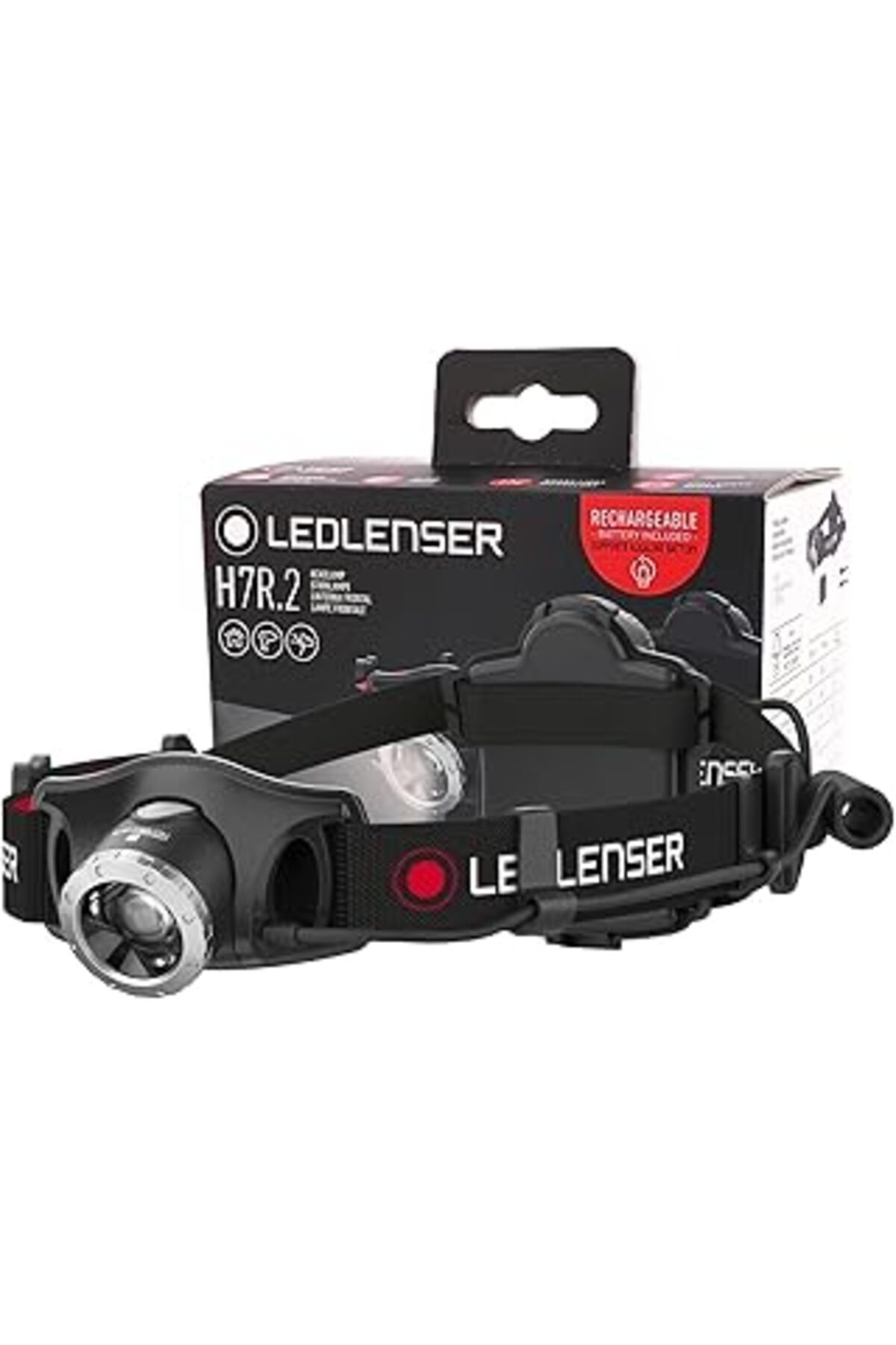 Mu Art Ahşap Ledlenser H7R.2 Şarjlı Kafa Feneri