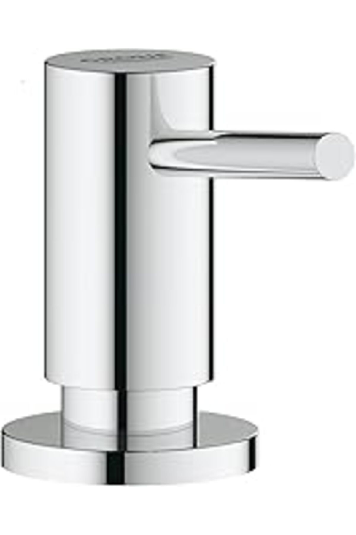 Pazarcan Tezgahüstü Sıvı Sabunluk, 500 Ml Hazne, 9.86 X 4.45 X 7.47 Cm, Krom - 40535000