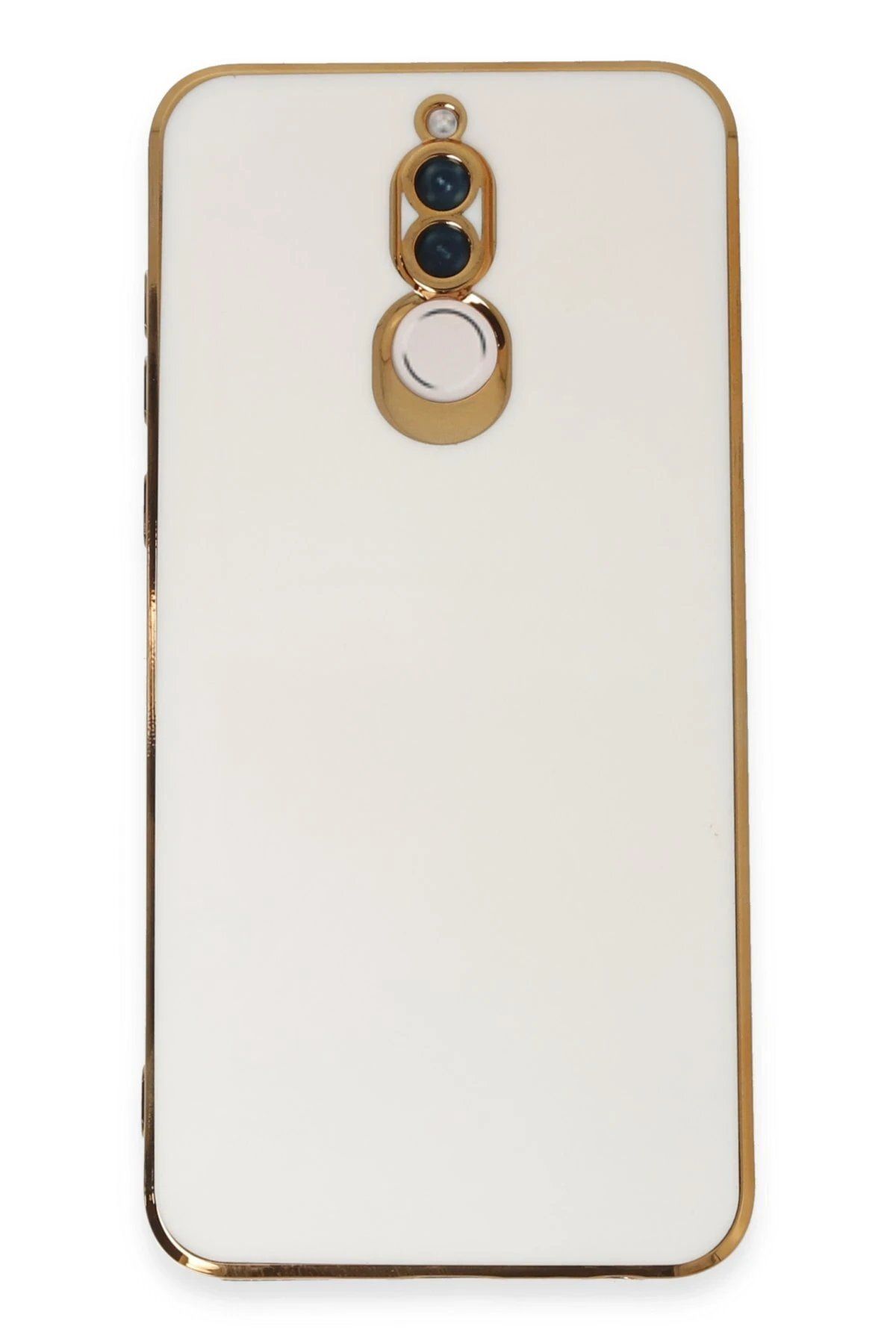 Toptan Bulurum Huawei Mate 10 Lite Kılıf Volet Silikon - Beyaz