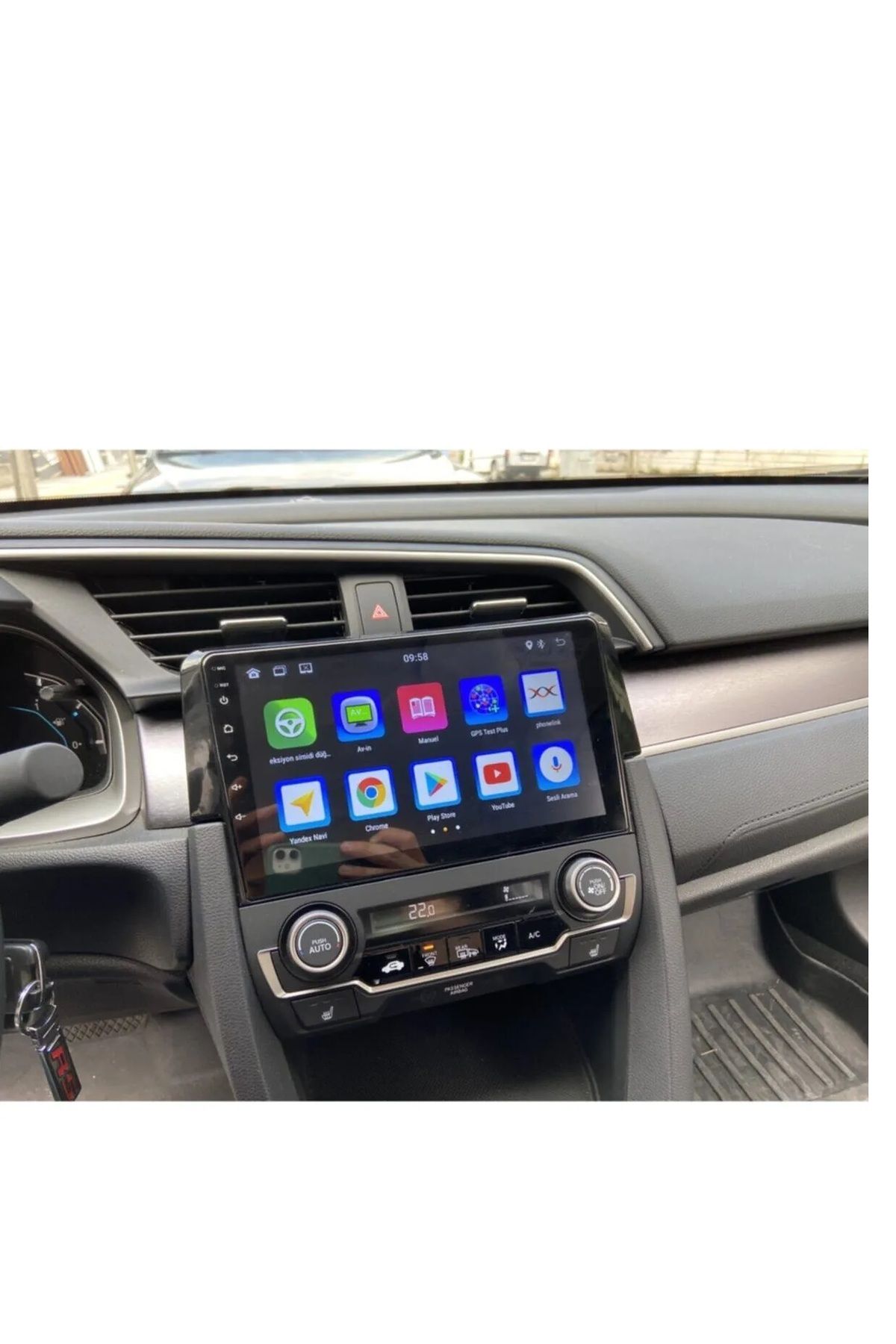 drivetec Honda Civic Fc5 2016-2019 Uyumlu Sistem 8gb ram 128gb hafıza Carplay Destekli Multimedia