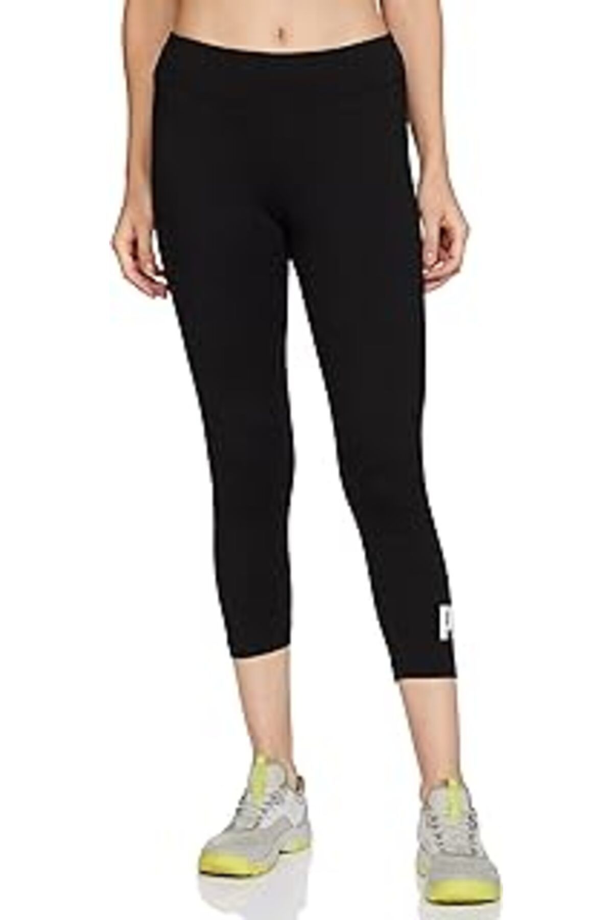 Mu Art Ahşap Puma Ess 3/4 Logo Leggings Pantolon Kadın