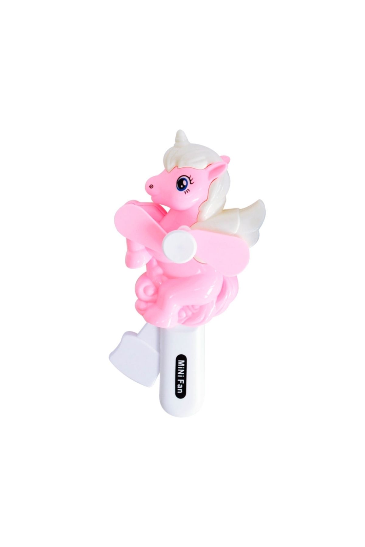 Vovo Store Kanatlı Unicorn El Fanı – Elle Basmalı Mini Vantilatör | Sessiz & Taşınabilir
