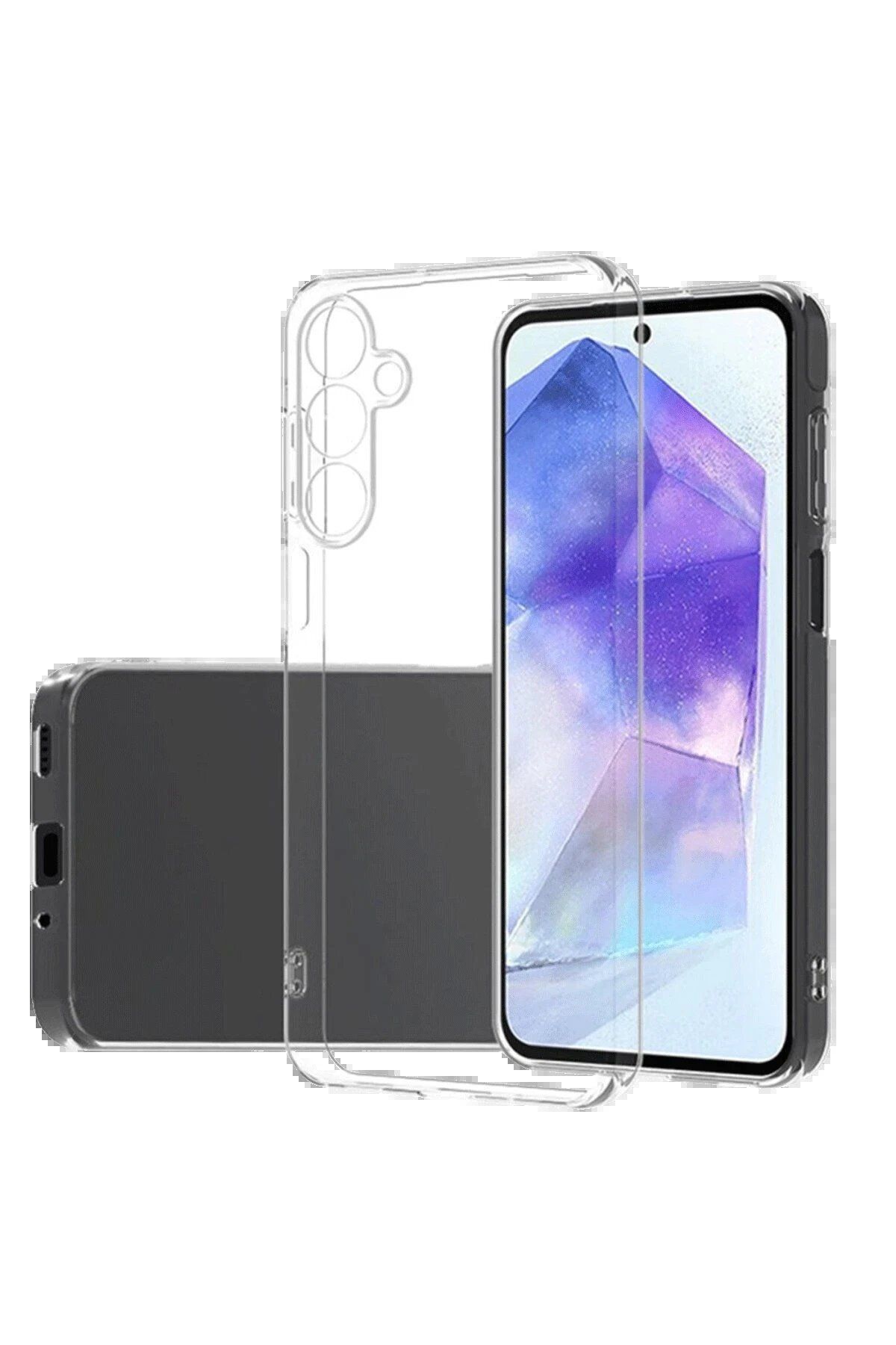 Toptan Bulurum Samsung Galaxy A26 Kılıf Lüx Şeffaf Silikon
