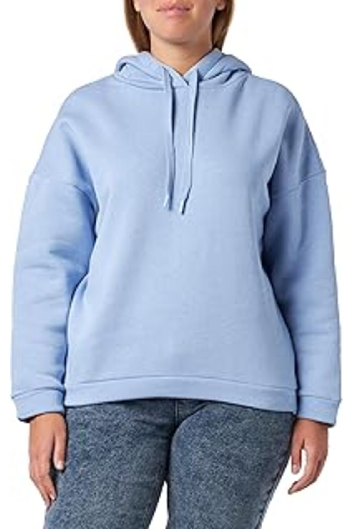 NETWORK ART Şardonlu Basic Sweatshirt Kapüşonlu Uzun Kollu