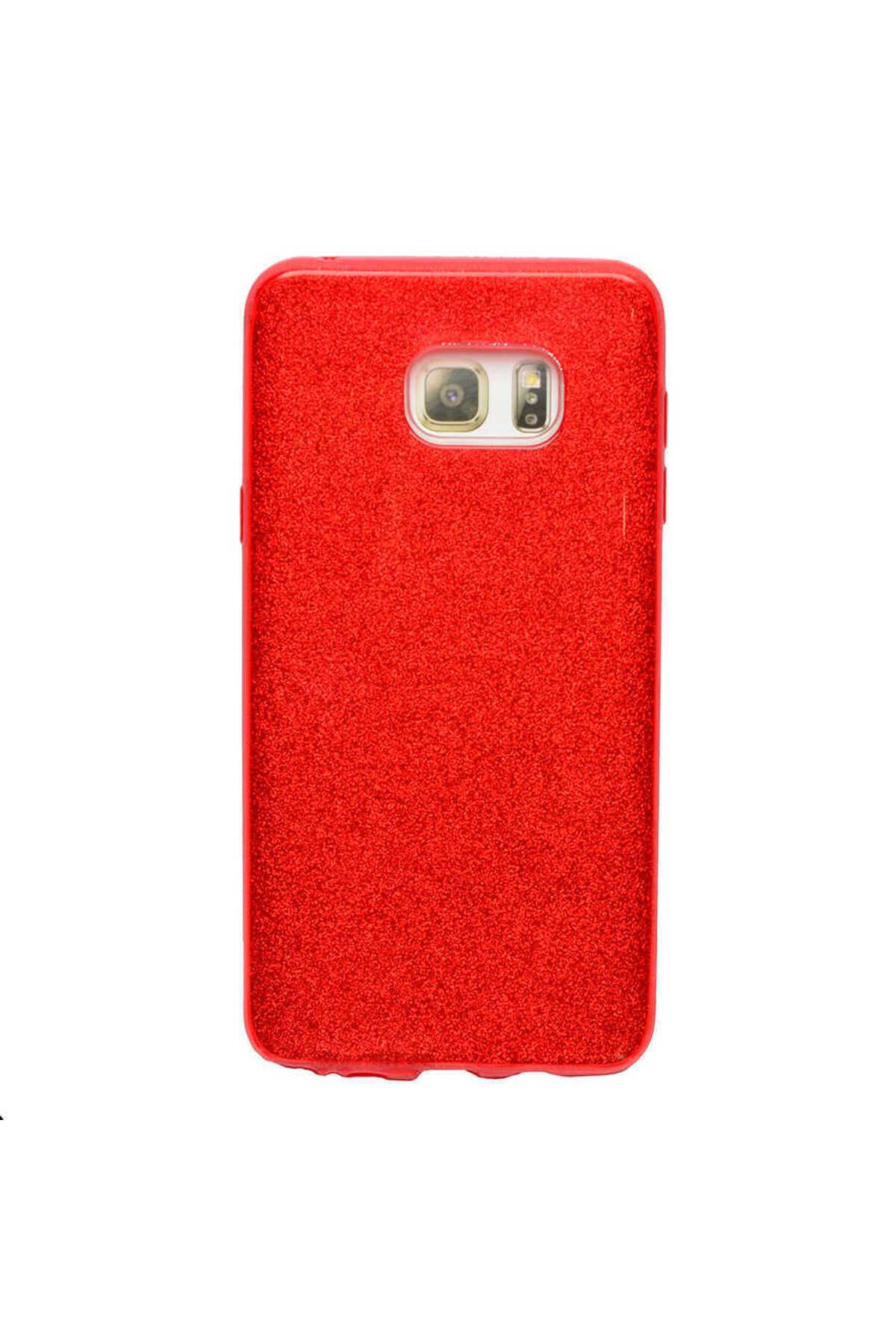 halkhouse Galaxy Note 5 Kılıf Renkli Simli Parlak Şık Sert Kadın Kapak Shining Silikon