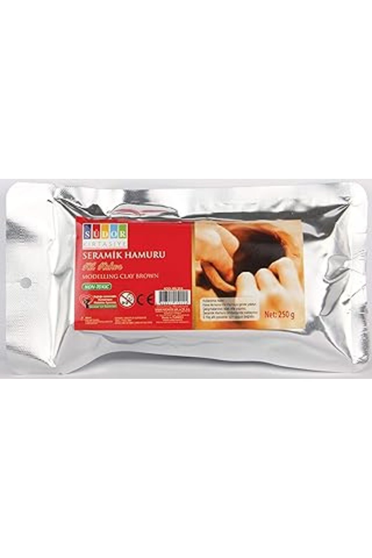 Qedii Diğer Südor Seramik Hamuru Kil Hahverengi 250 gr