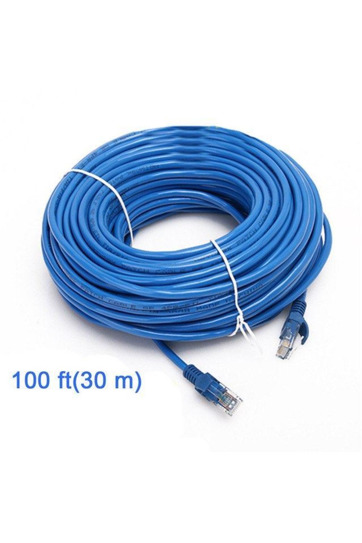 OEM-Cablu UTP cat.5, 2xmufă RJ45, lungime 30m, conexiune la rețea, ethernet, albastru 2