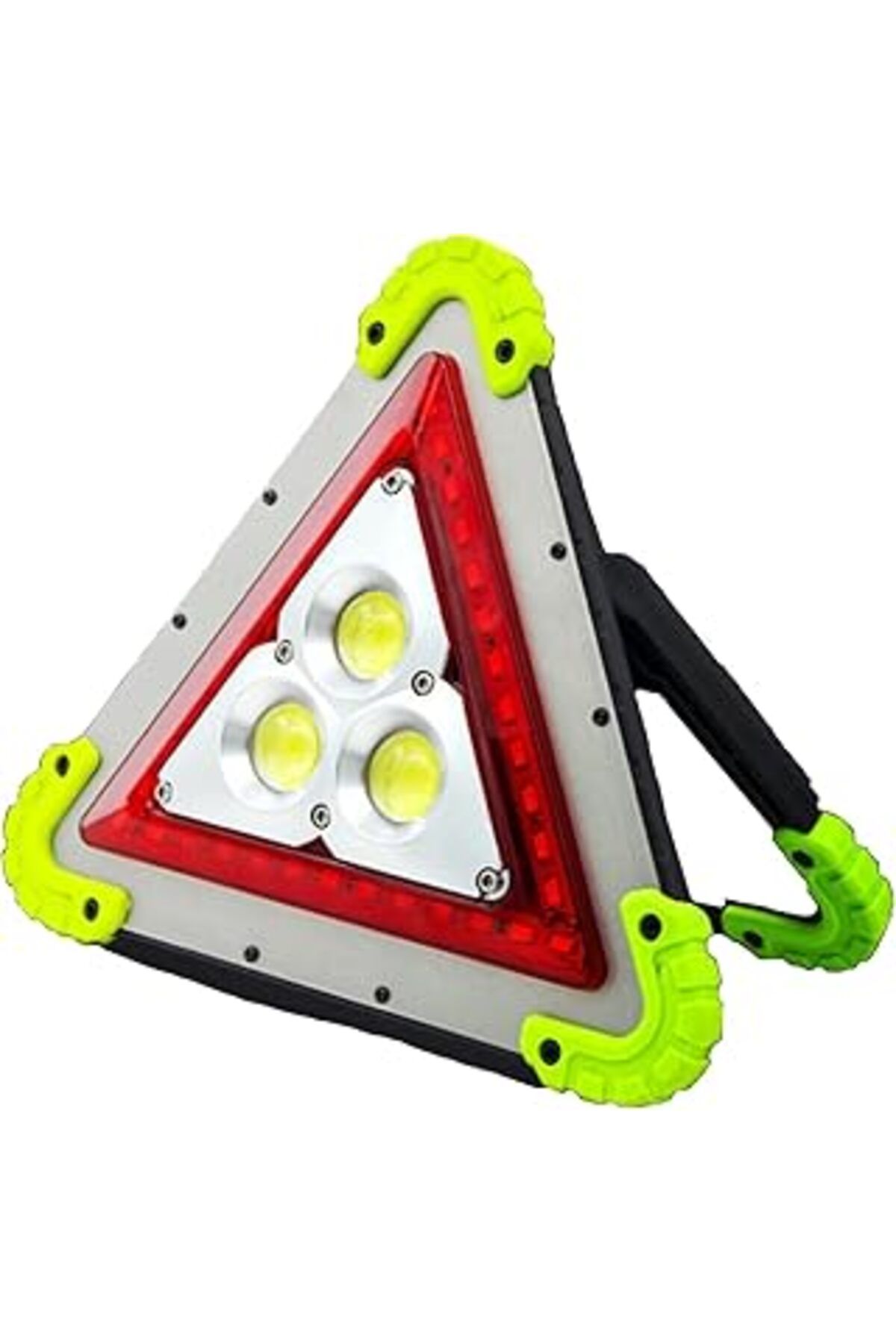 Mu Art Ahşap Mobee W838 Çok Fonksiyonlu Reflektör Işıklı Ikaz Lambası Şarj Edilebilir