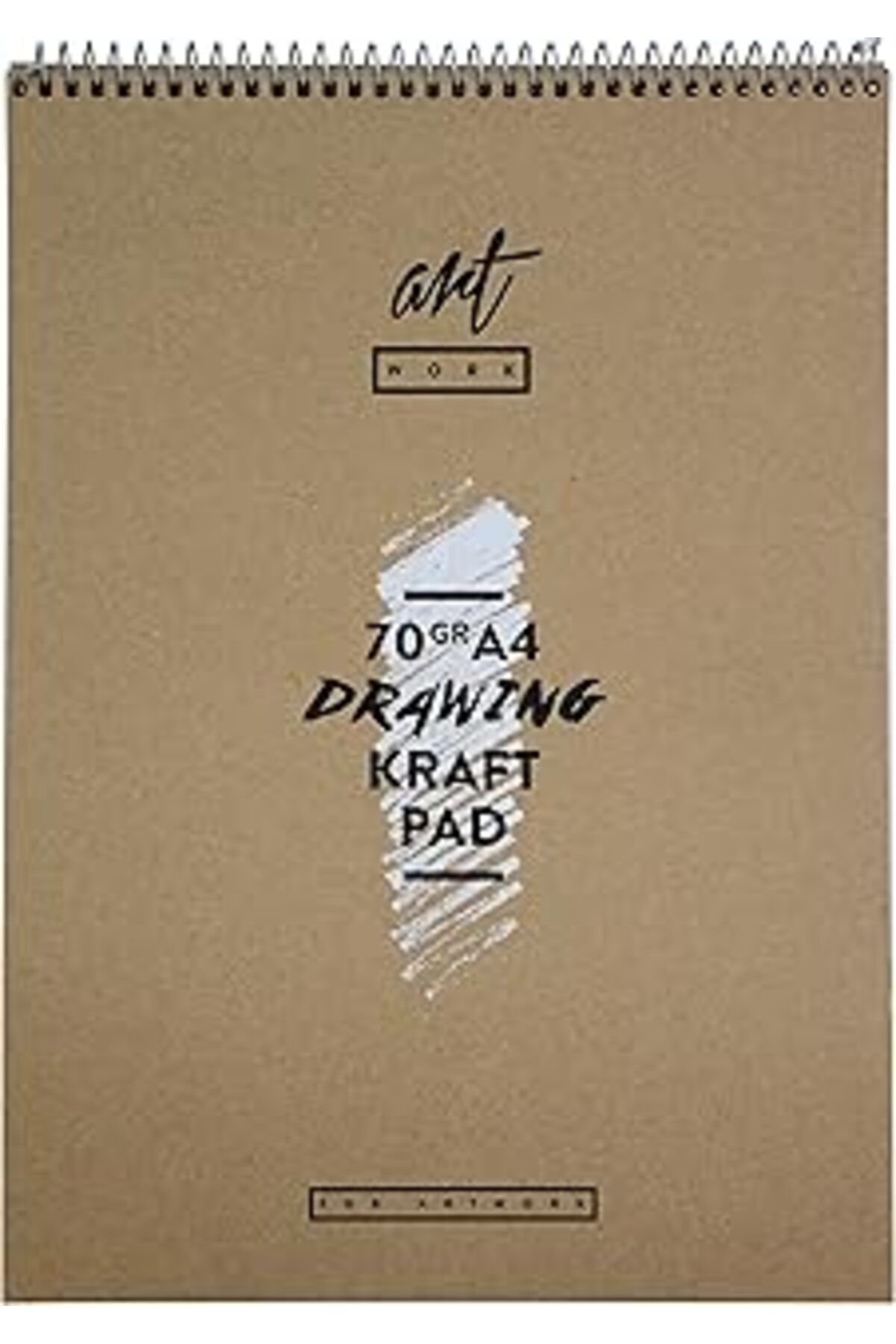 Qedii Artwork Kraft Çizim Blok A4 70 gr 50 Yp