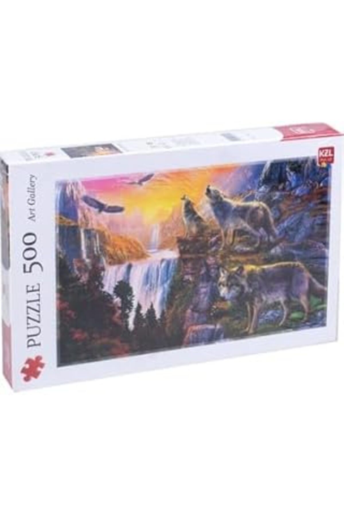 Pazarcan Art Galry Kzl Puzzle 500 Lü 1000 Li (Kurtlar)