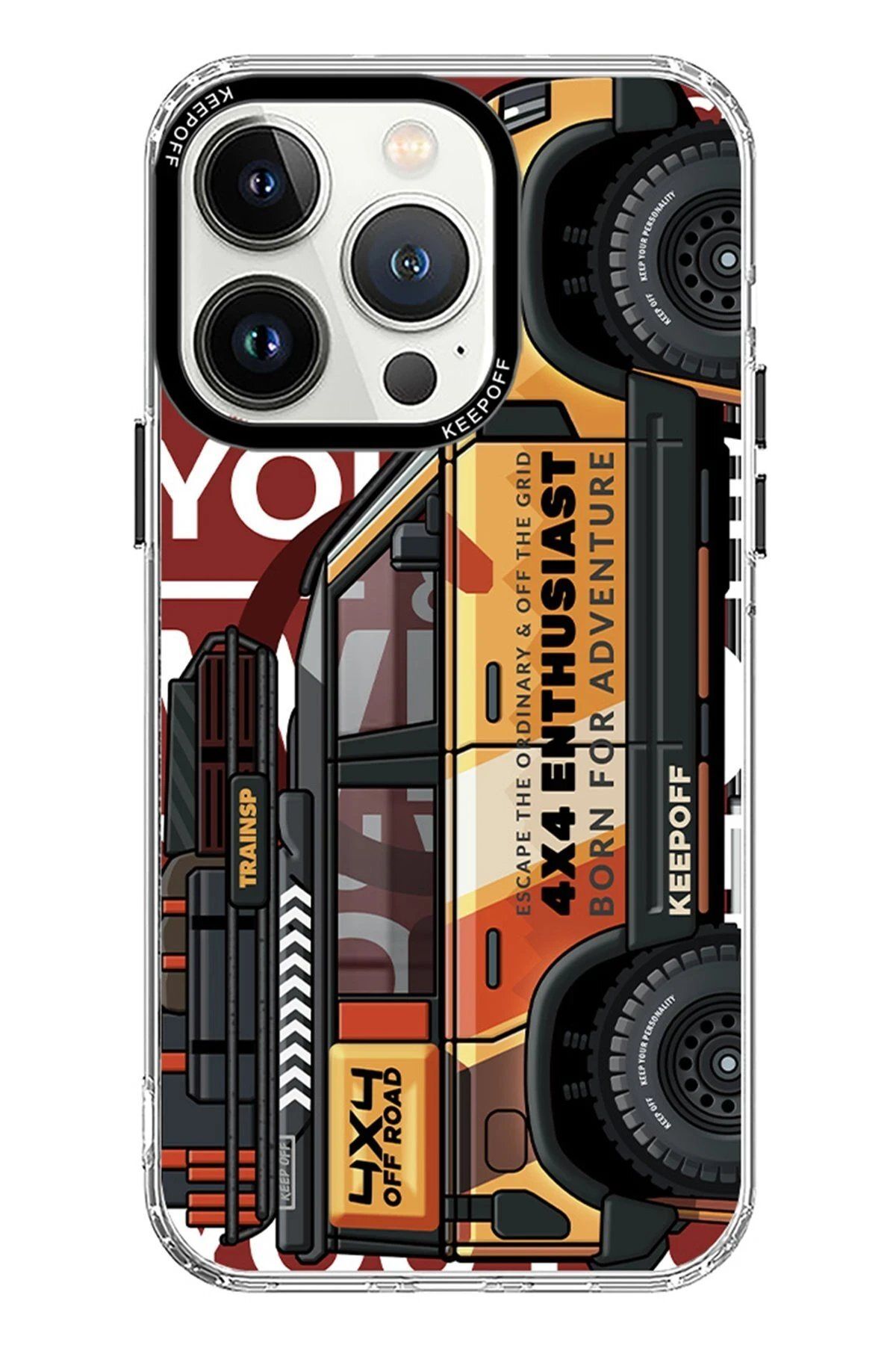 Toptan Bulurum iPhone 15 Pro Max Cross Country Travel Magsafe Kapak - Desert