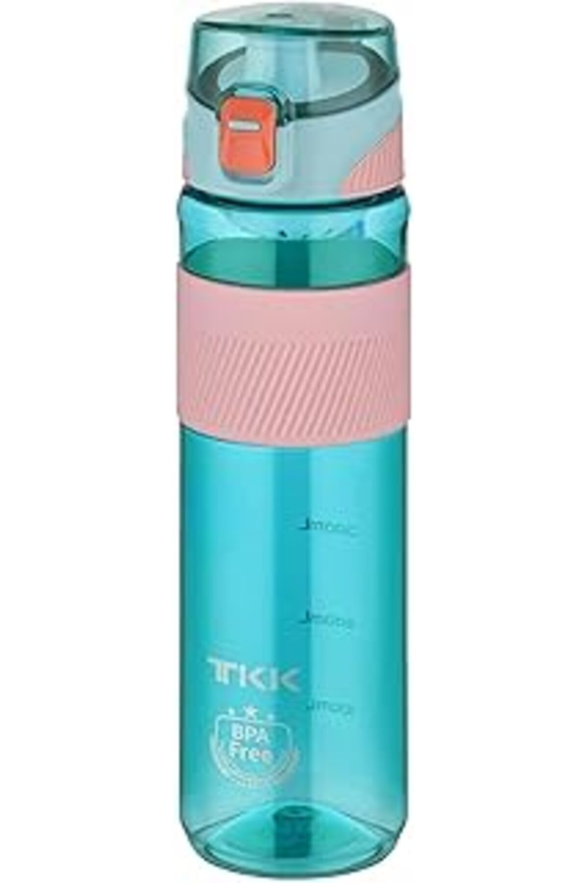 Pazarcan Tkk 700Ml Pipetsiz Taşıma Askılı Süzgeçli Kilitlenebilir Kapak Su Matarası (Turkuaz)