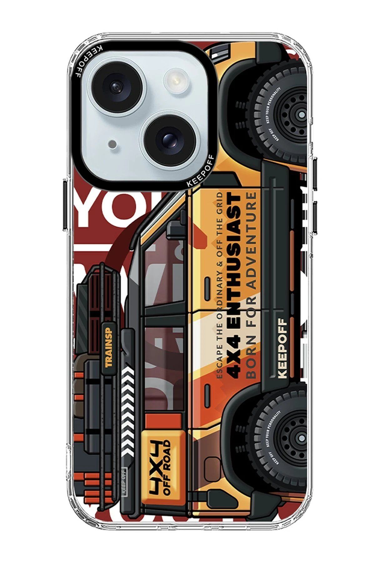 Toptan Bulurum iPhone 15 Cross Country Travel Magsafe Kapak - Desert