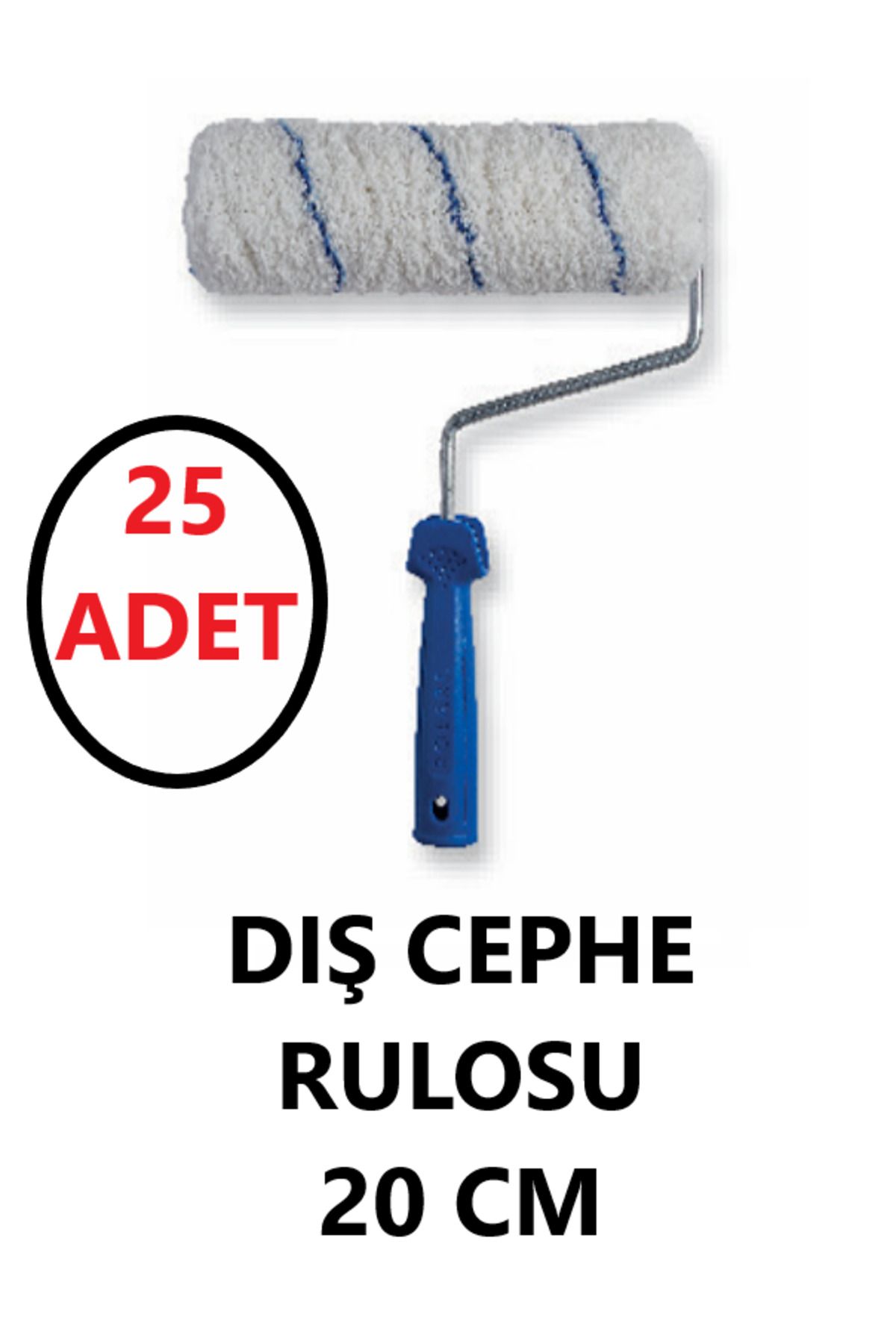 ROLART DIŞ CEPHE RULOSU BOYA RULO 20 CM - 25 ADET