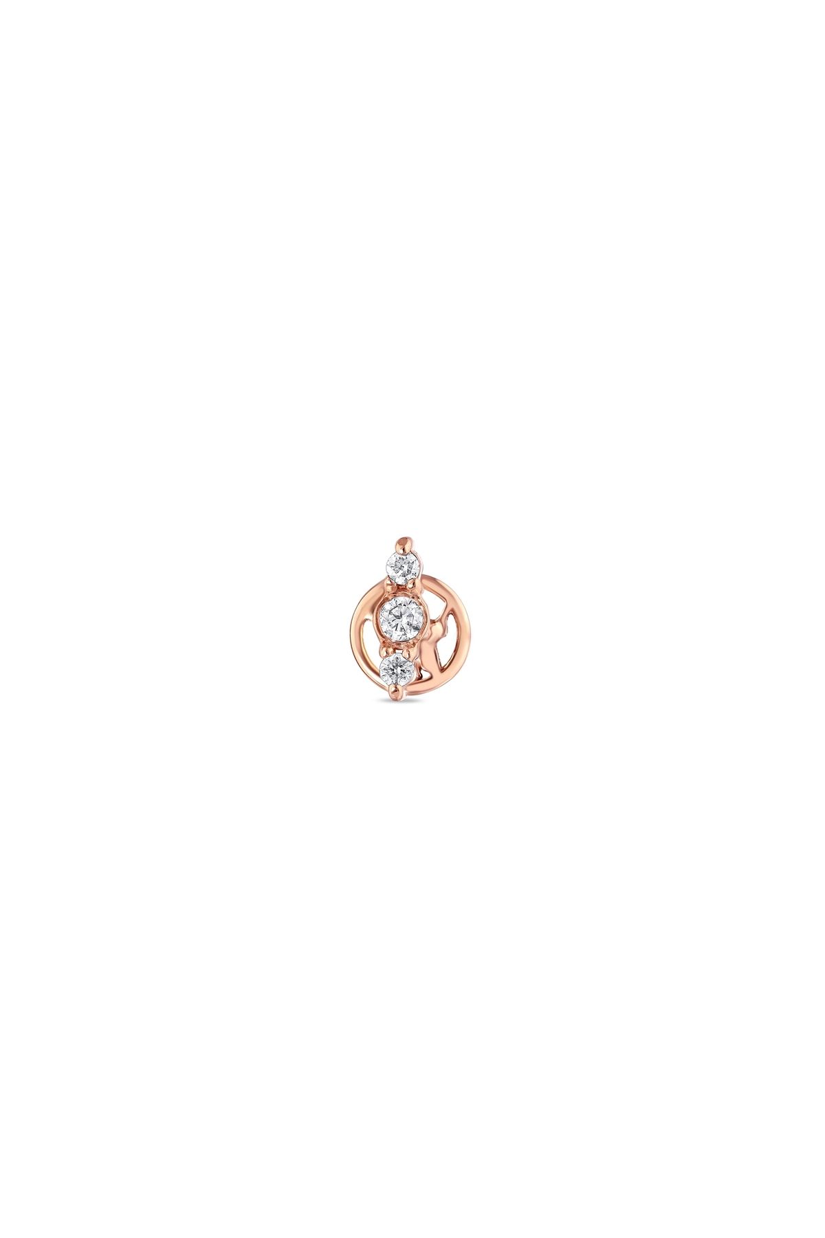 BEE GODDESS Mondrian XS Pırlanta Altın Piercing