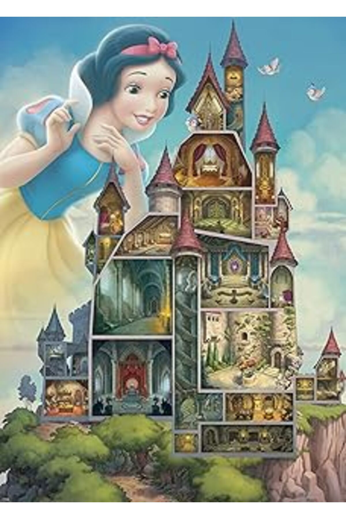 Pazarcan Ravensburger Disney Castle Koleksiyonu: Kar Beyazı Yetişkinler Için 1000 Parça Yapboz - 17329 - Her
