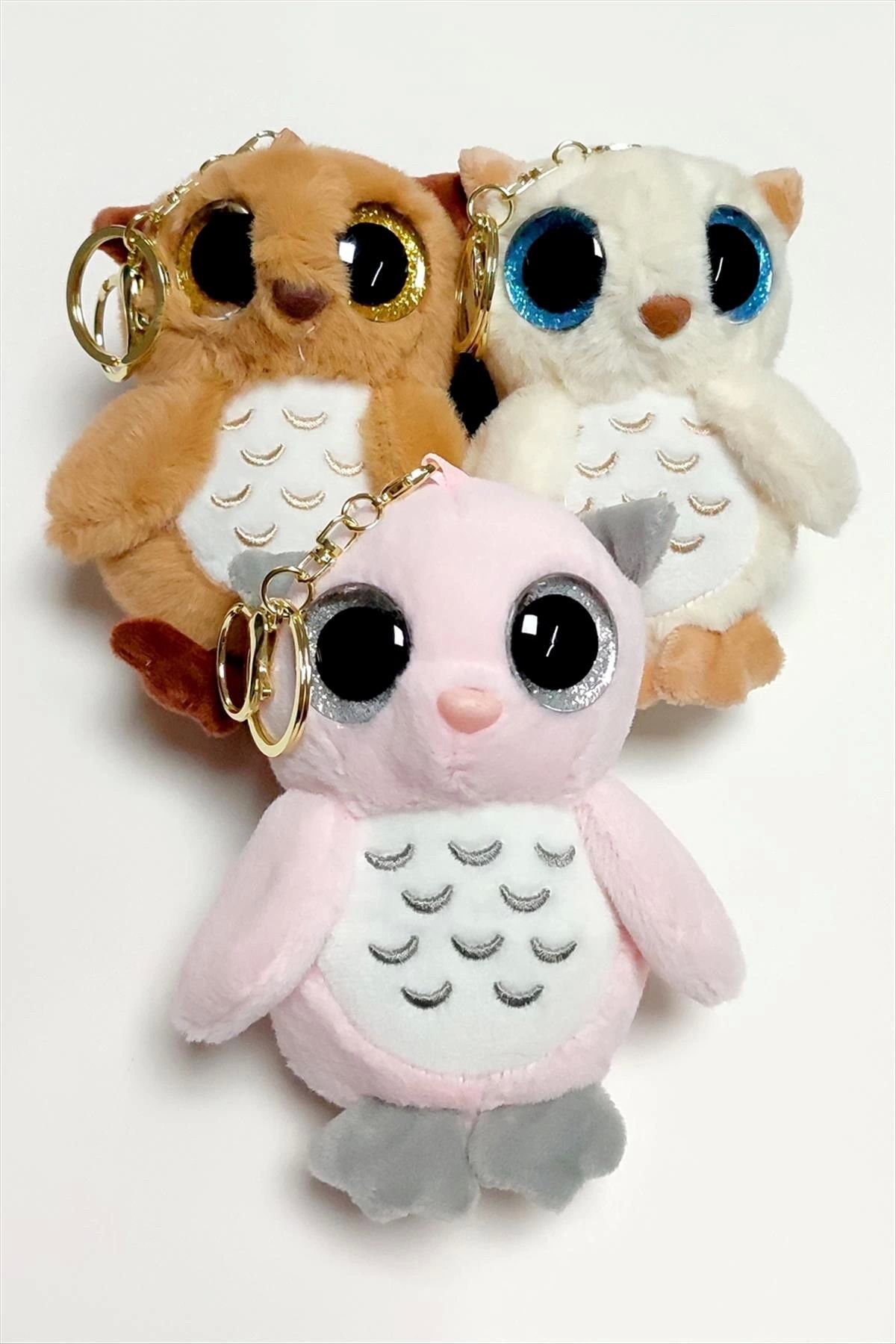 ÖYKÜ VE YİĞİT Baykuş Peluş Anahtarlık